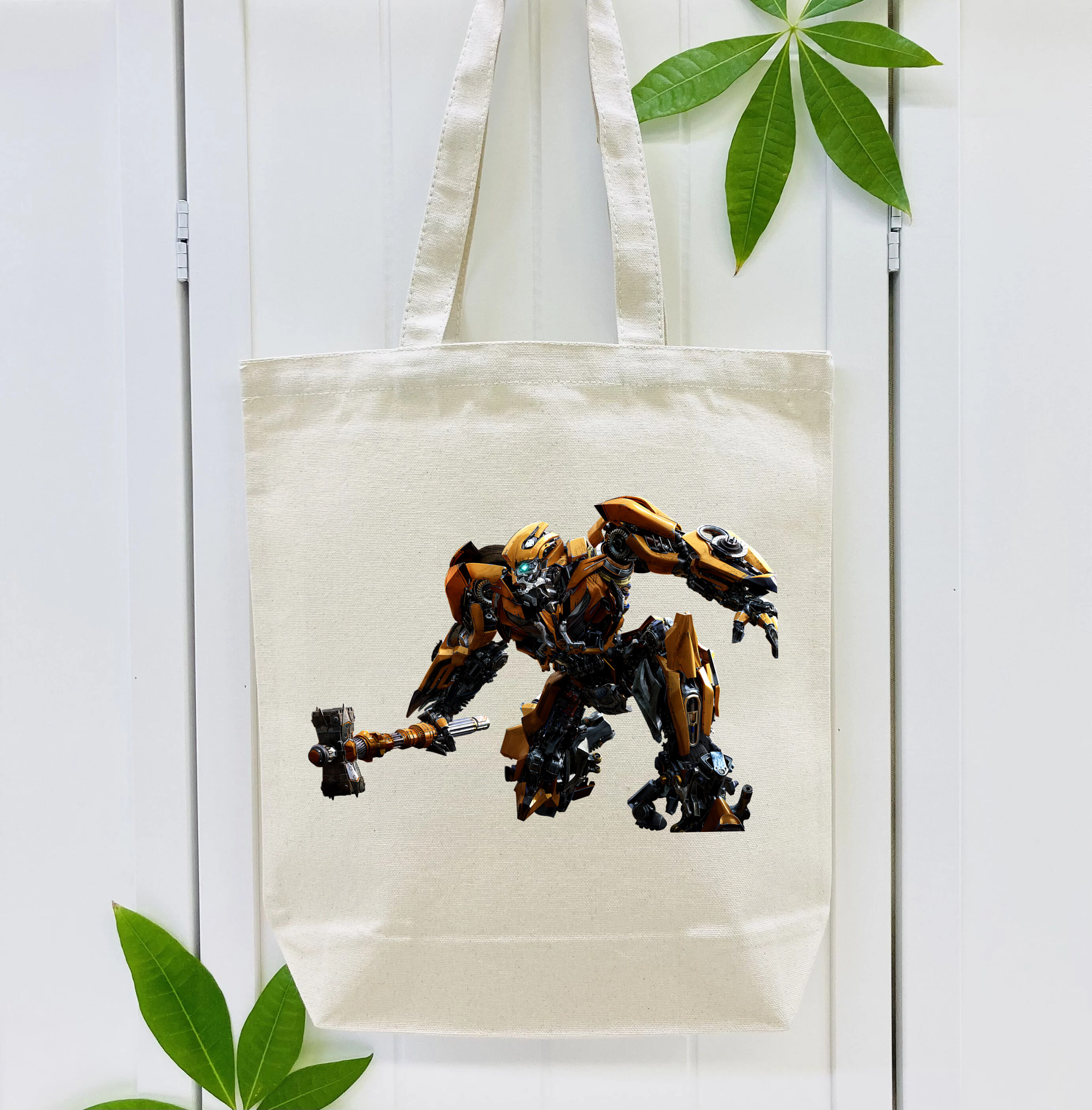 Transformers トランスフォーマー 縦型キャンバス生地手提げバッグ　トートバッグ