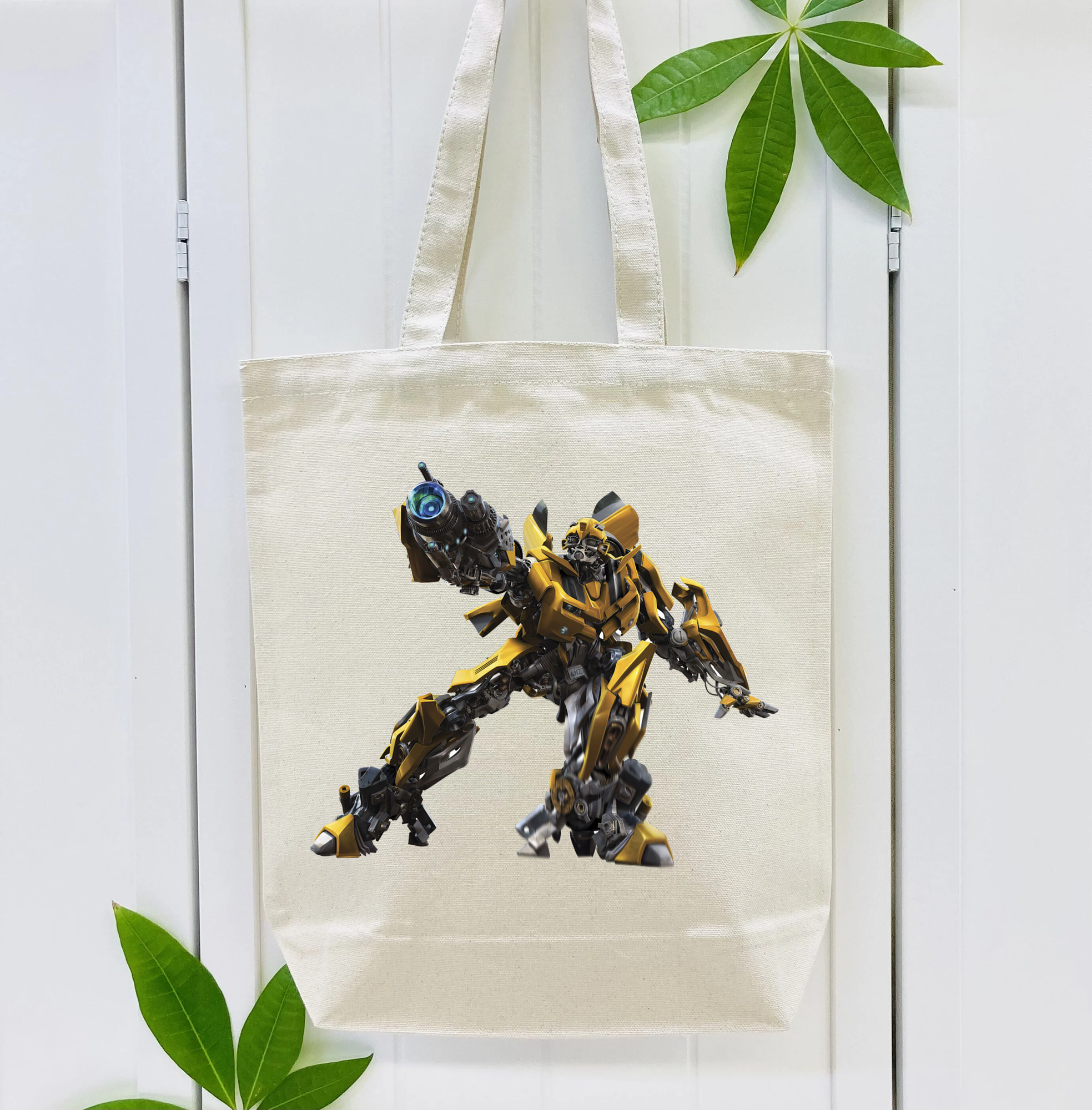 Transformers トランスフォーマー 縦型キャンバス生地手提げバッグ　トートバッグ