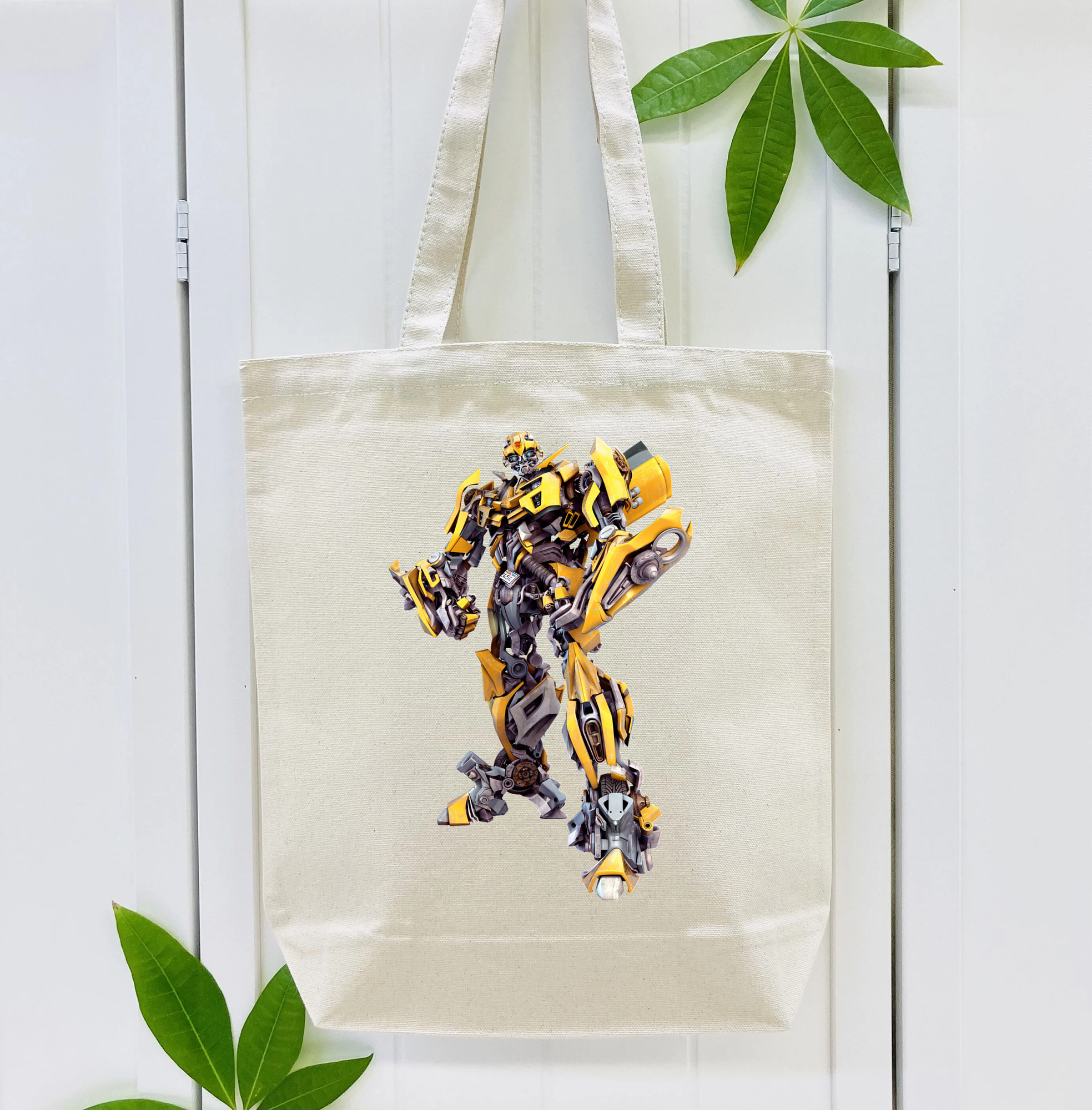 Transformers トランスフォーマー 縦型キャンバス生地手提げバッグ　トートバッグ