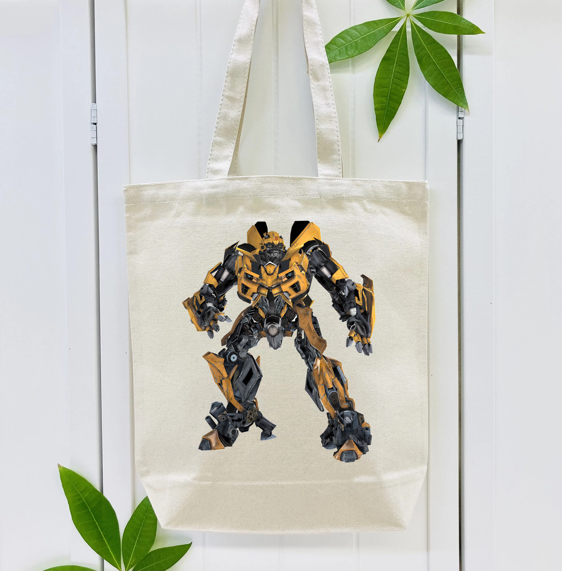 Transformers トランスフォーマー 縦型キャンバス生地手提げバッグ　トートバッグ