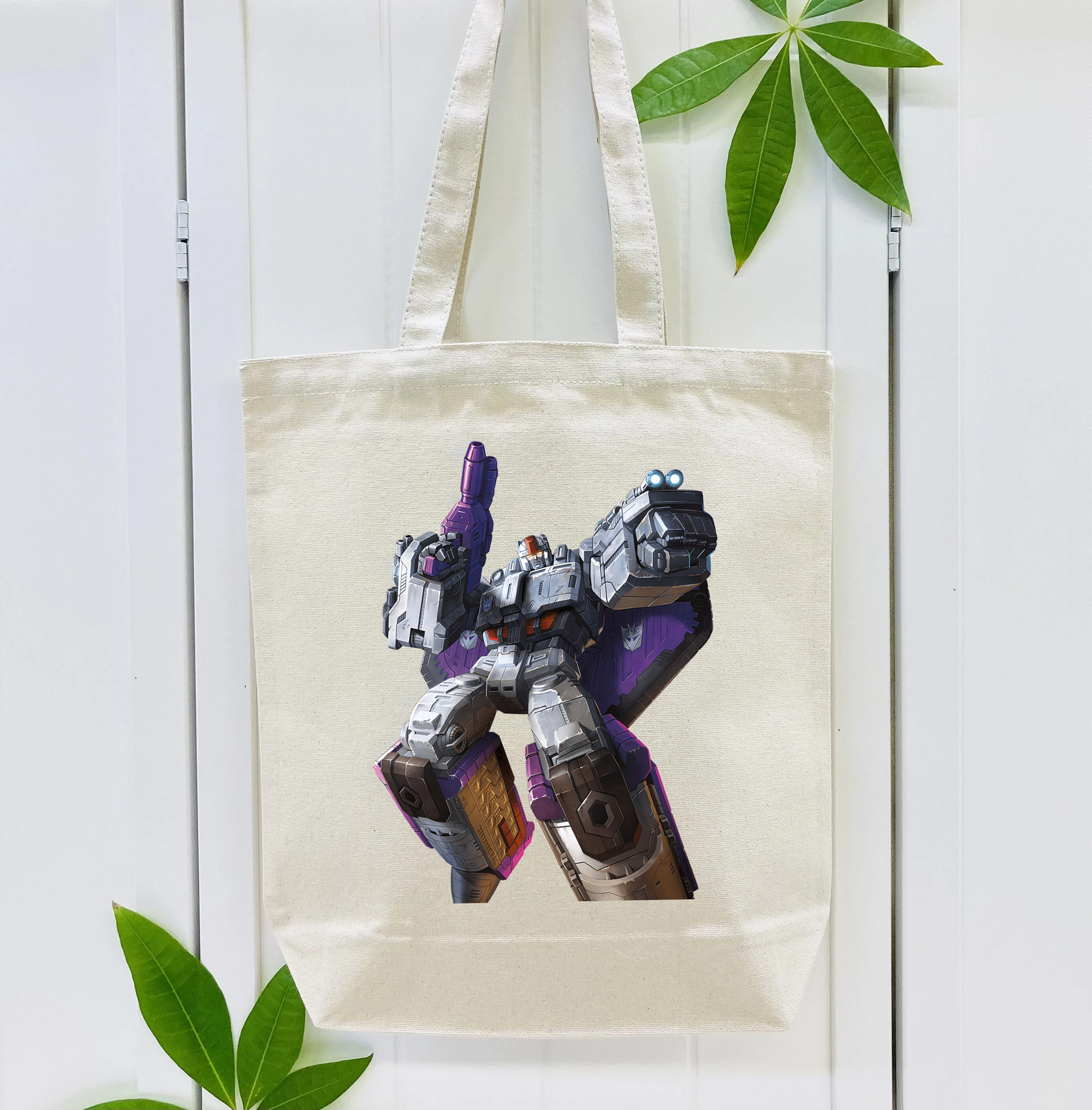 Transformers トランスフォーマー 縦型キャンバス生地手提げバッグ　トートバッグ