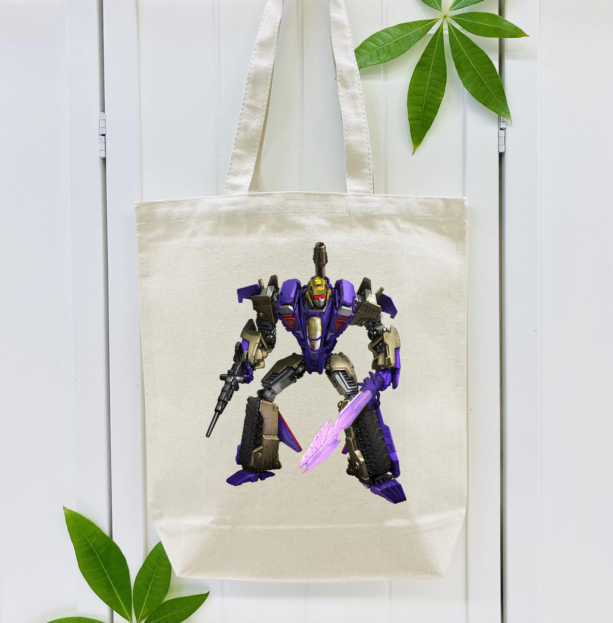 Transformers トランスフォーマー 縦型キャンバス生地手提げバッグ　トートバッグ
