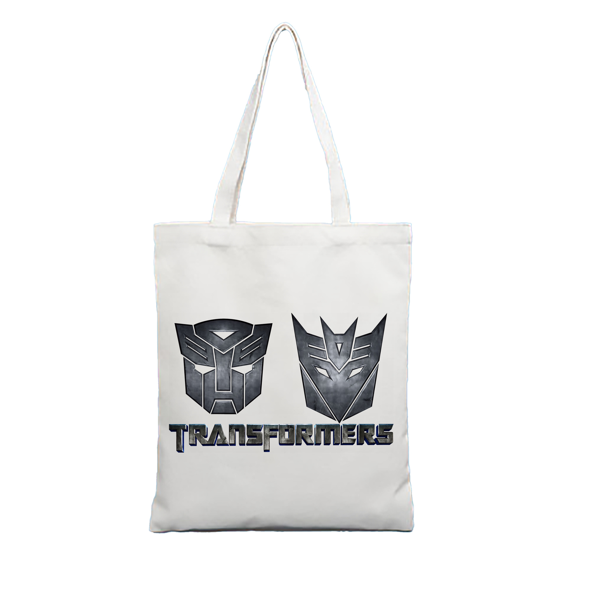 （画像用） Transformers トランスフォーマー 縦型キャンバス生地手提げバッグ　トートバッグ
