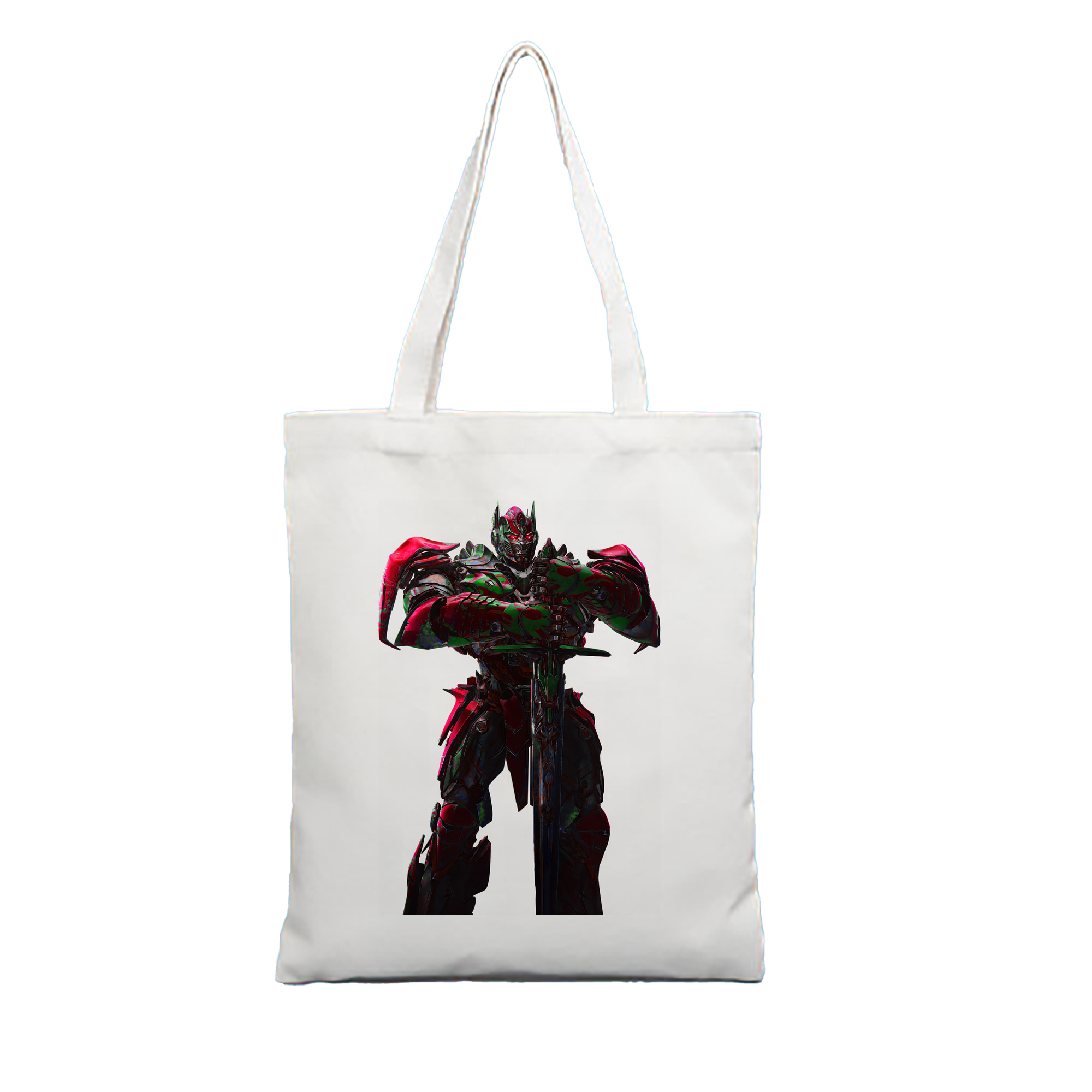 （画像用） Transformers トランスフォーマー 縦型キャンバス生地手提げバッグ　トートバッグ
