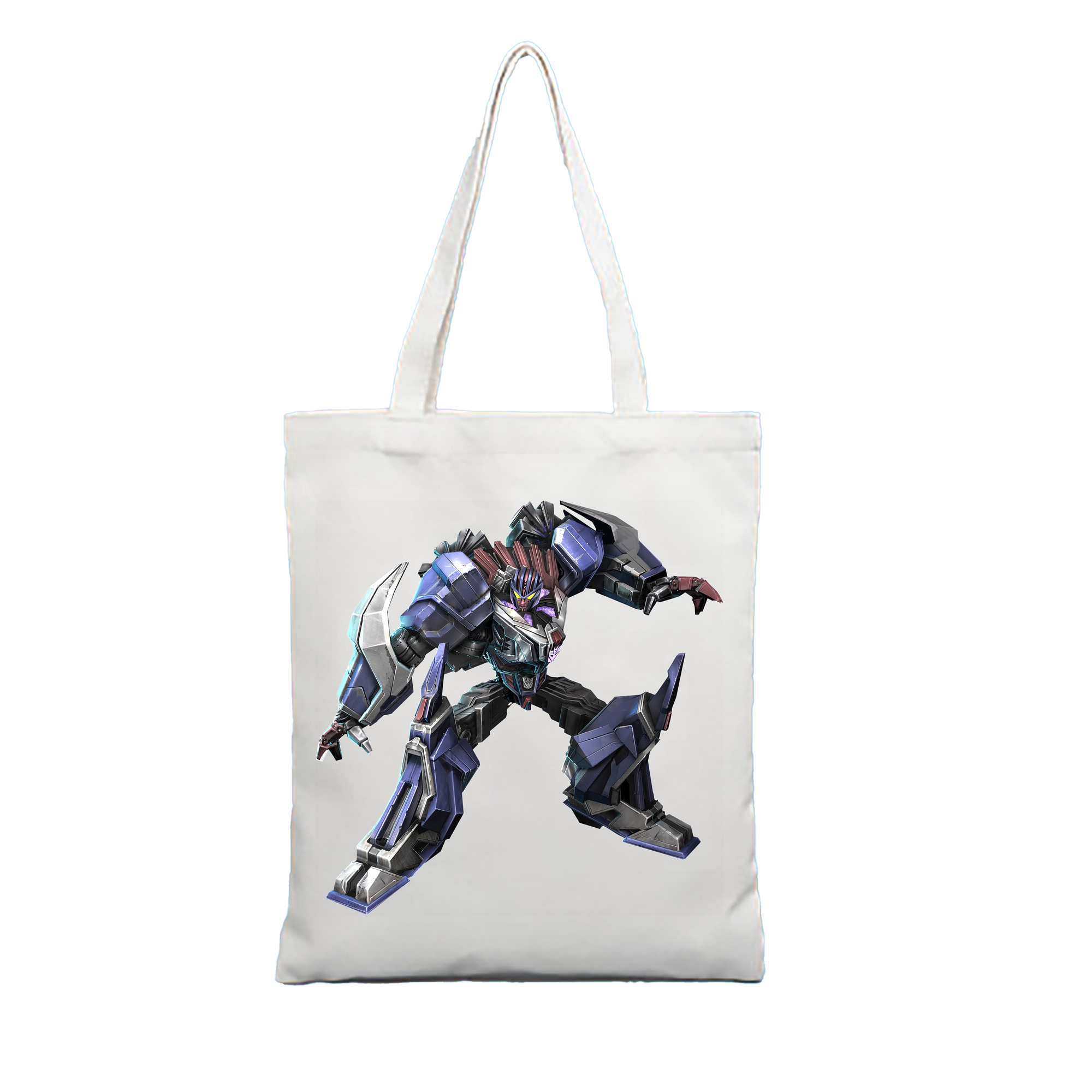 （画像用） Transformers トランスフォーマー 縦型キャンバス生地手提げバッグ　トートバッグ