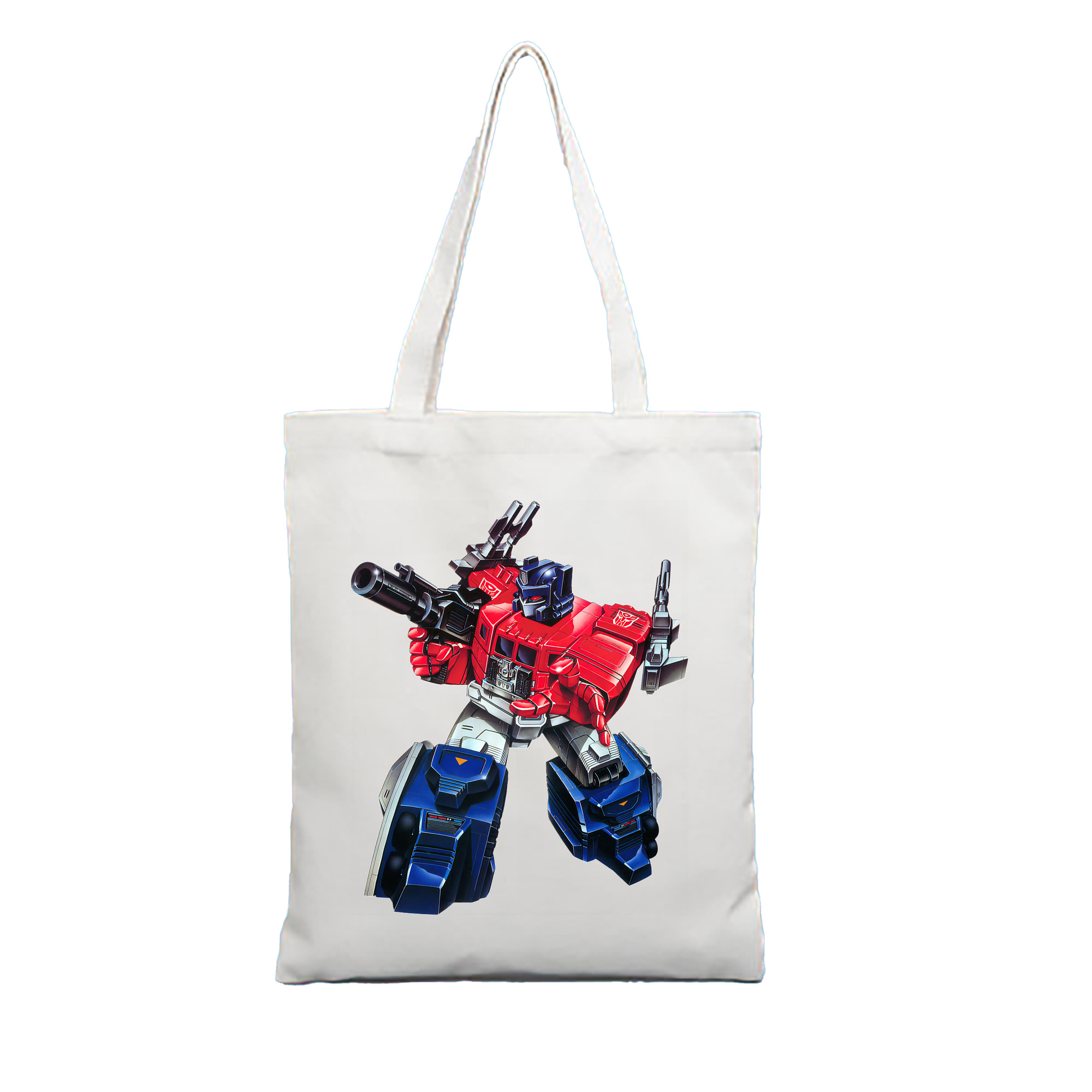 （画像用） Transformers トランスフォーマー 縦型キャンバス生地手提げバッグ　トートバッグ