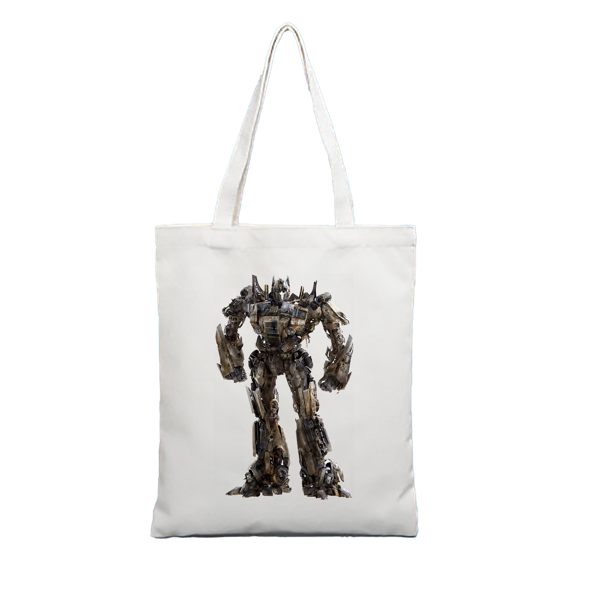 （画像用） Transformers トランスフォーマー 縦型キャンバス生地手提げバッグ　トートバッグ
