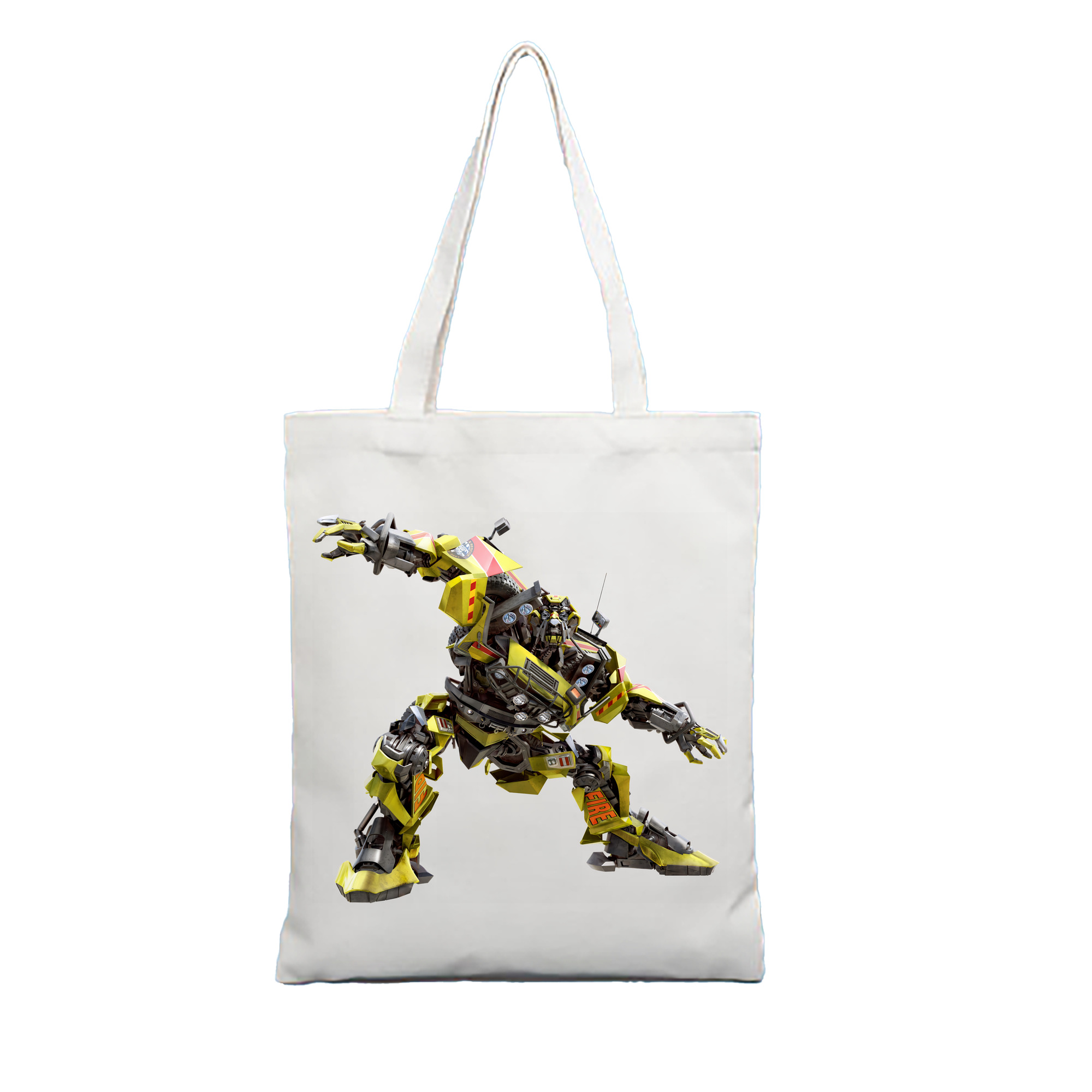 （画像用） Transformers トランスフォーマー 縦型キャンバス生地手提げバッグ　トートバッグ