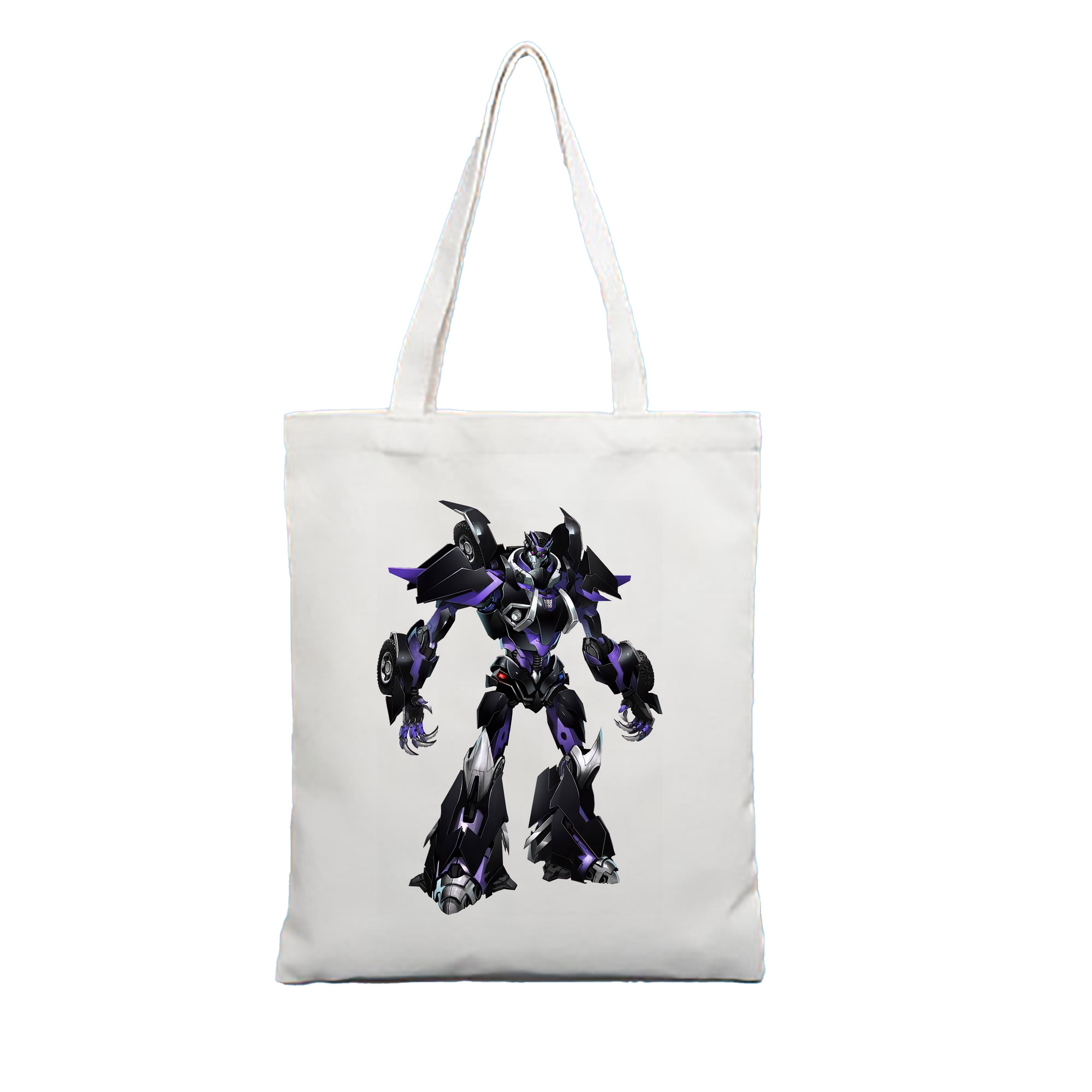 （画像用） Transformers トランスフォーマー 縦型キャンバス生地手提げバッグ　トートバッグ