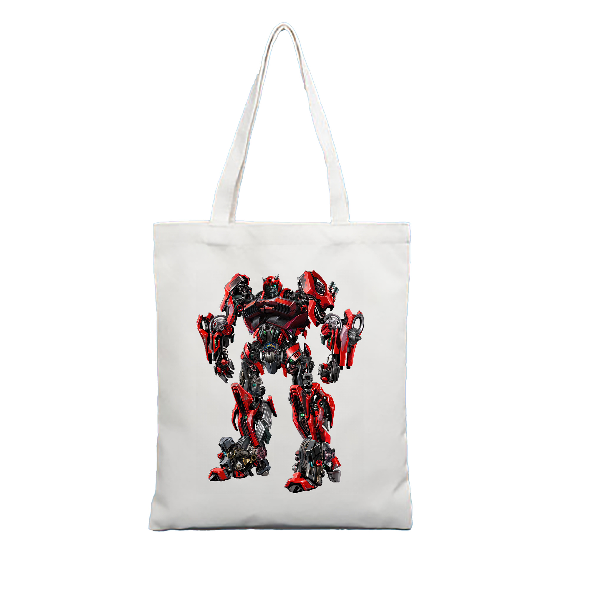 （画像用） Transformers トランスフォーマー 縦型キャンバス生地手提げバッグ　トートバッグ
