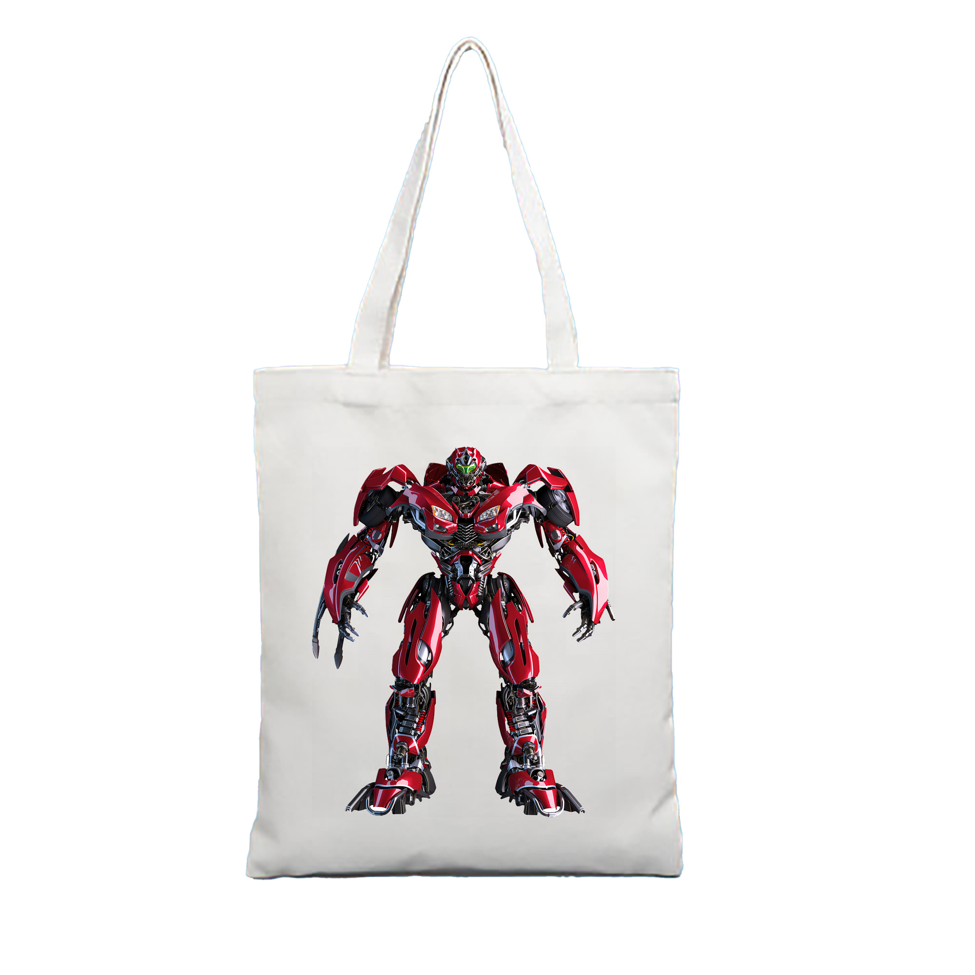 （画像用） Transformers トランスフォーマー 縦型キャンバス生地手提げバッグ　トートバッグ