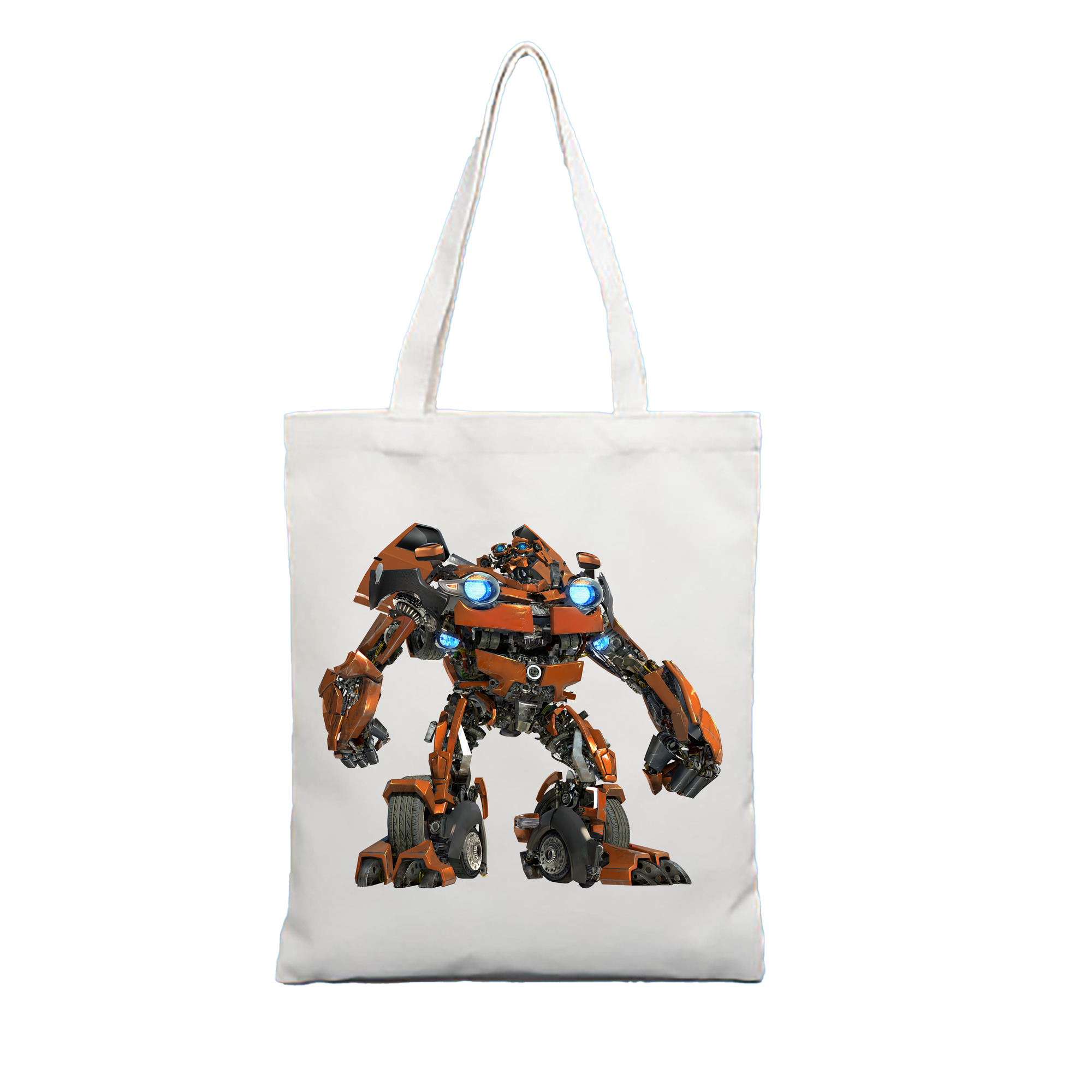 （画像用） Transformers トランスフォーマー 縦型キャンバス生地手提げバッグ　トートバッグ