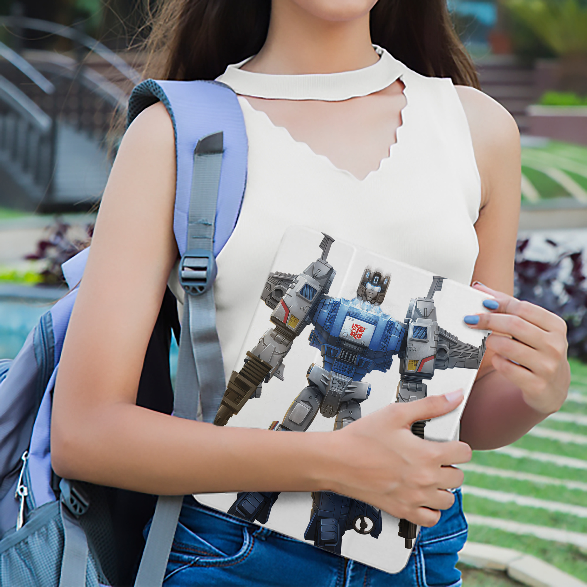 Transformers トランスフォーマー IPad ケース ペン収納付き 三つ折りスタンド PUレザー×シリコン 対応機種9.5/10.5/10.9インチ