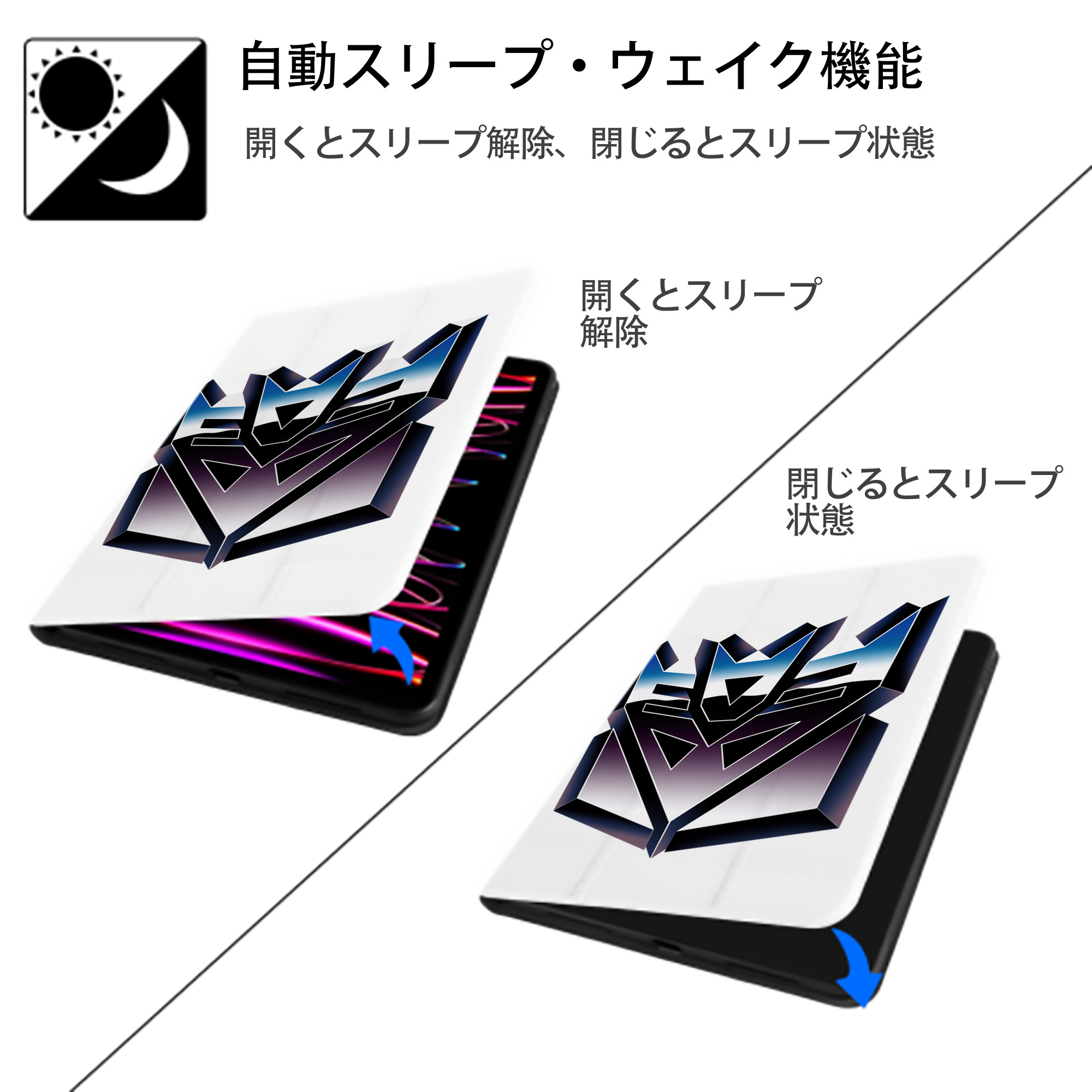 Transformers トランスフォーマー IPad ケース ペン収納付き 三つ折りスタンド PUレザー×シリコン 対応機種9.5/10.5/10.9インチ
