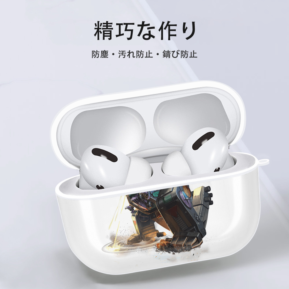 Transformers トランスフォーマー 【AirPods Pro用】ハードシェル保護ケース 耐衝撃・防指紋・カラビナ付き商品仕様