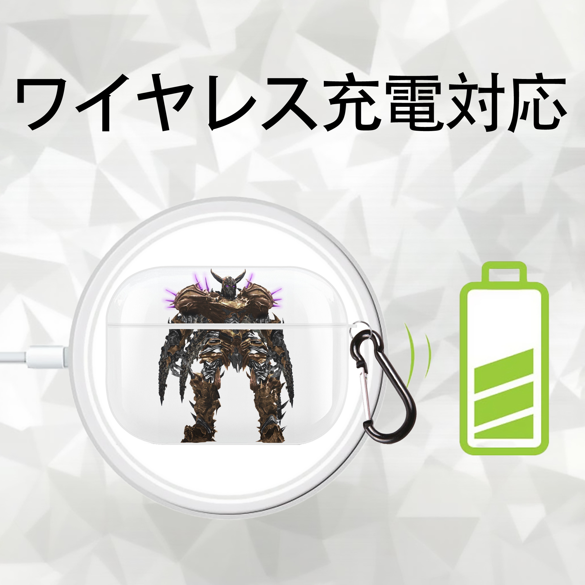 Transformers トランスフォーマー 【AirPods Pro用】ハードシェル保護ケース 耐衝撃・防指紋・カラビナ付き商品仕様