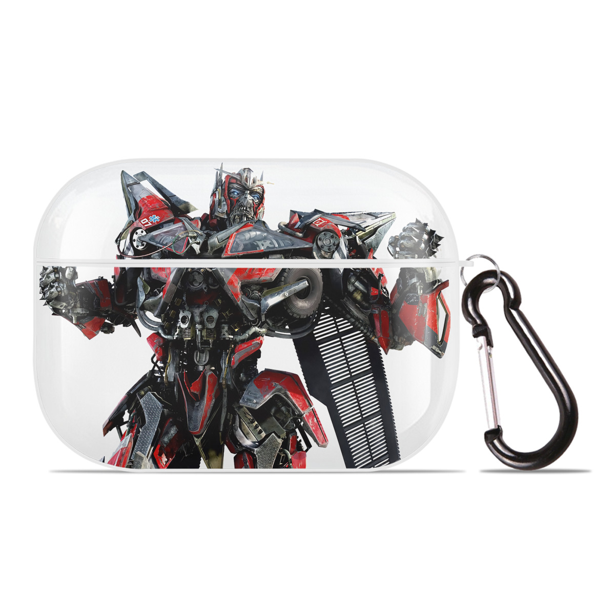 （画像用） Transformers トランスフォーマー 【AirPods Pro用】ハードシェル保護ケース 耐衝撃・防指紋・カラビナ付き商品仕様