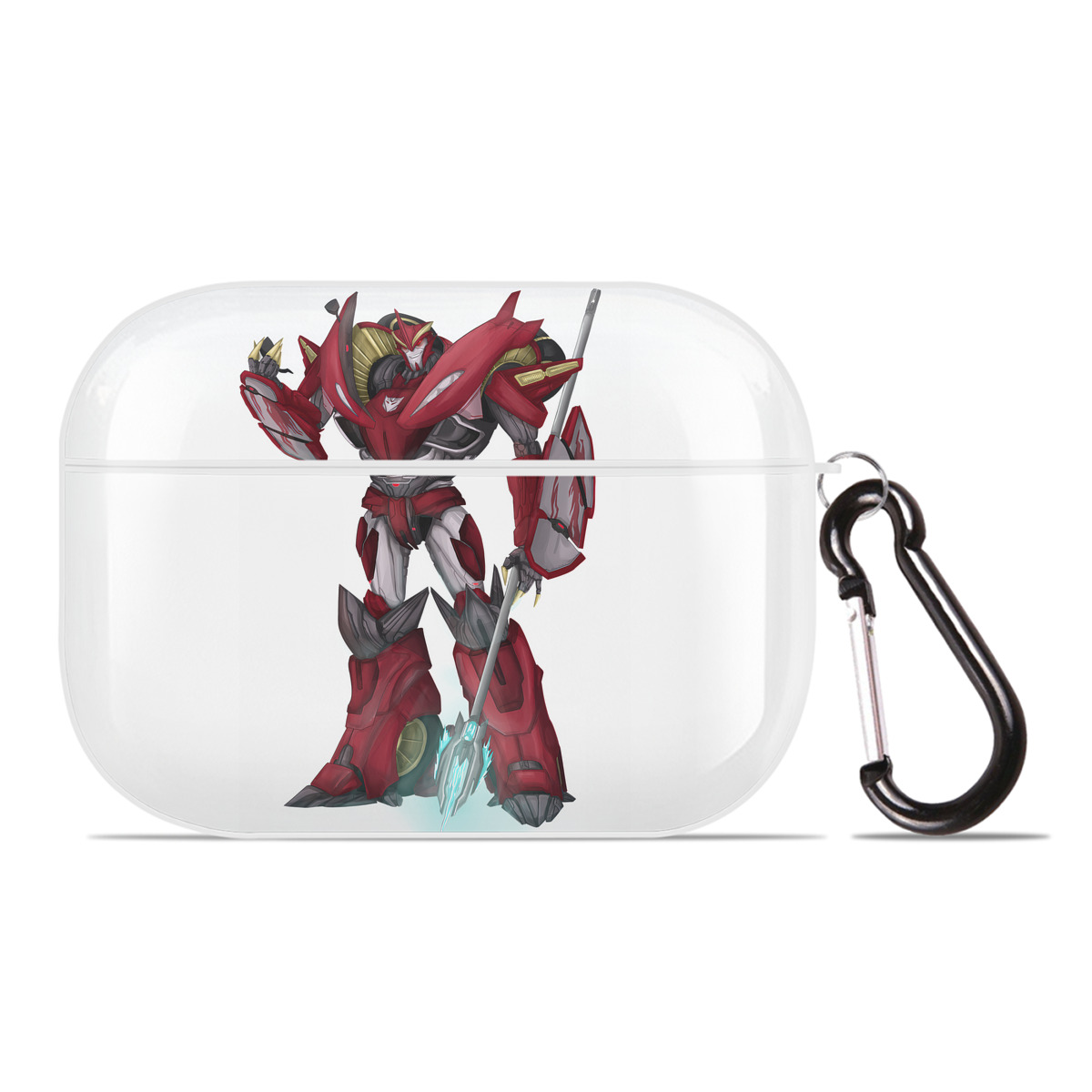 （画像用） Transformers トランスフォーマー 【AirPods Pro用】ハードシェル保護ケース 耐衝撃・防指紋・カラビナ付き商品仕様