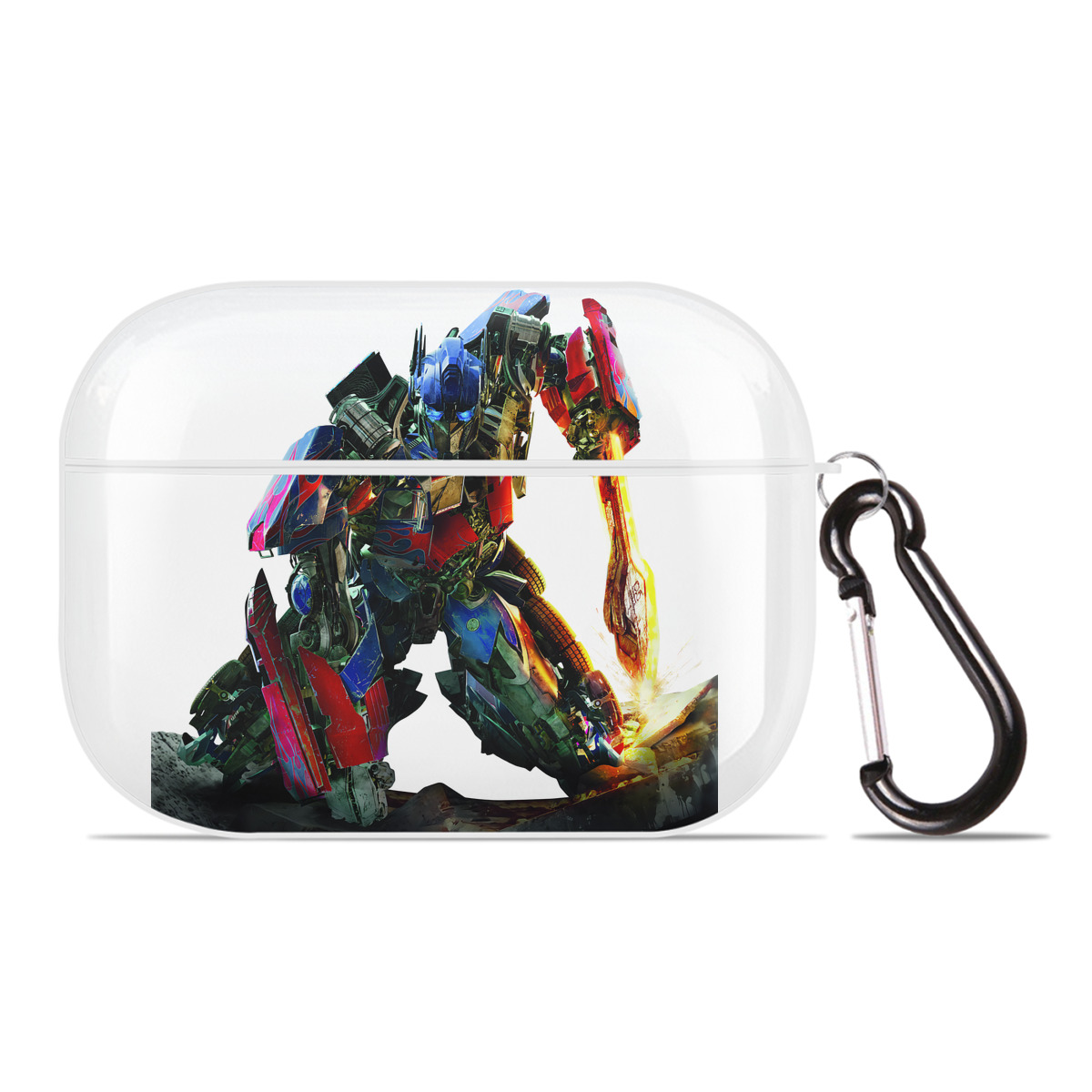 （画像用） Transformers トランスフォーマー 【AirPods Pro用】ハードシェル保護ケース 耐衝撃・防指紋・カラビナ付き商品仕様