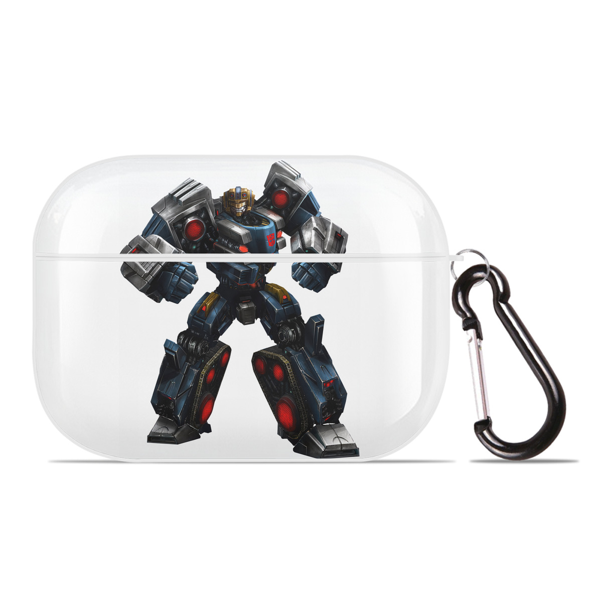 （画像用） Transformers トランスフォーマー 【AirPods Pro用】ハードシェル保護ケース 耐衝撃・防指紋・カラビナ付き商品仕様