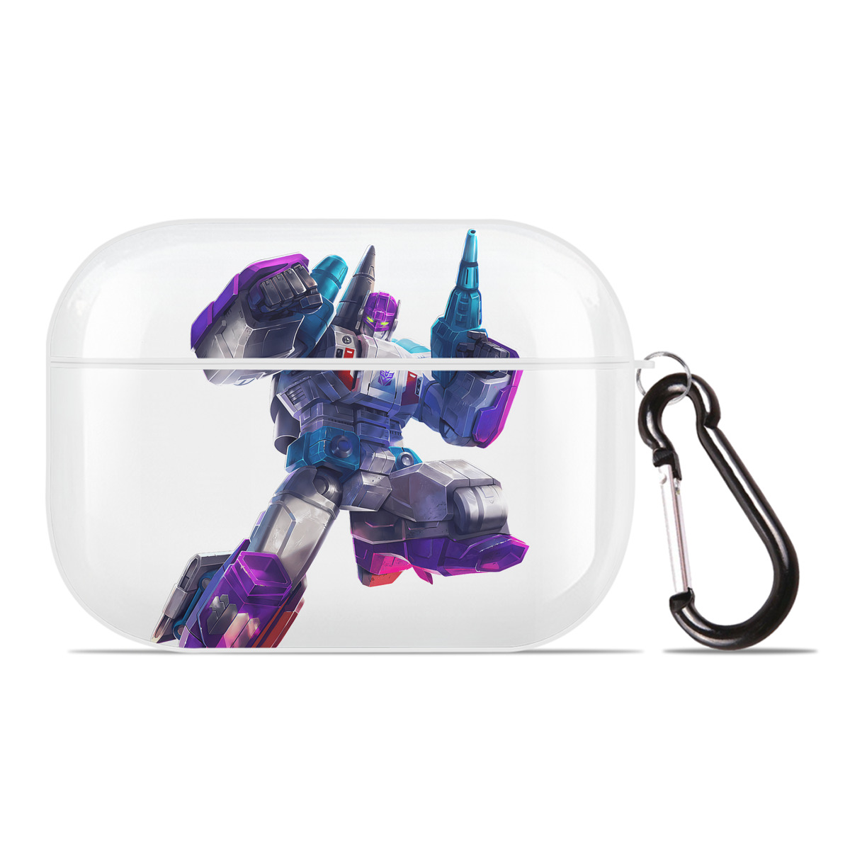 （画像用） Transformers トランスフォーマー 【AirPods Pro用】ハードシェル保護ケース 耐衝撃・防指紋・カラビナ付き商品仕様