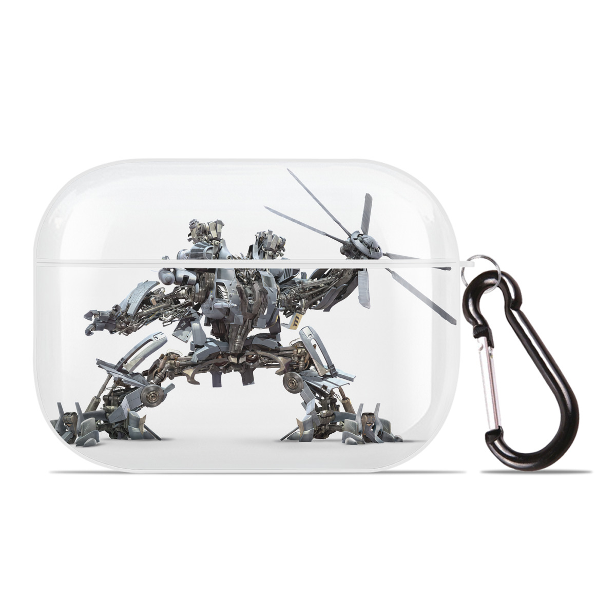 （画像用） Transformers トランスフォーマー 【AirPods Pro用】ハードシェル保護ケース 耐衝撃・防指紋・カラビナ付き商品仕様