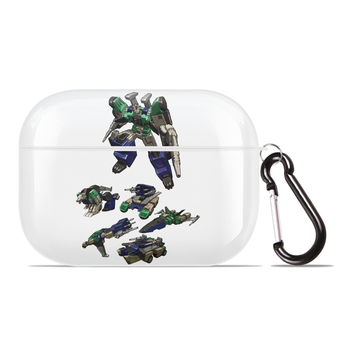 （画像用） Transformers トランスフォーマー 【AirPods Pro用】ハードシェル保護ケース 耐衝撃・防指紋・カラビナ付き商品仕様