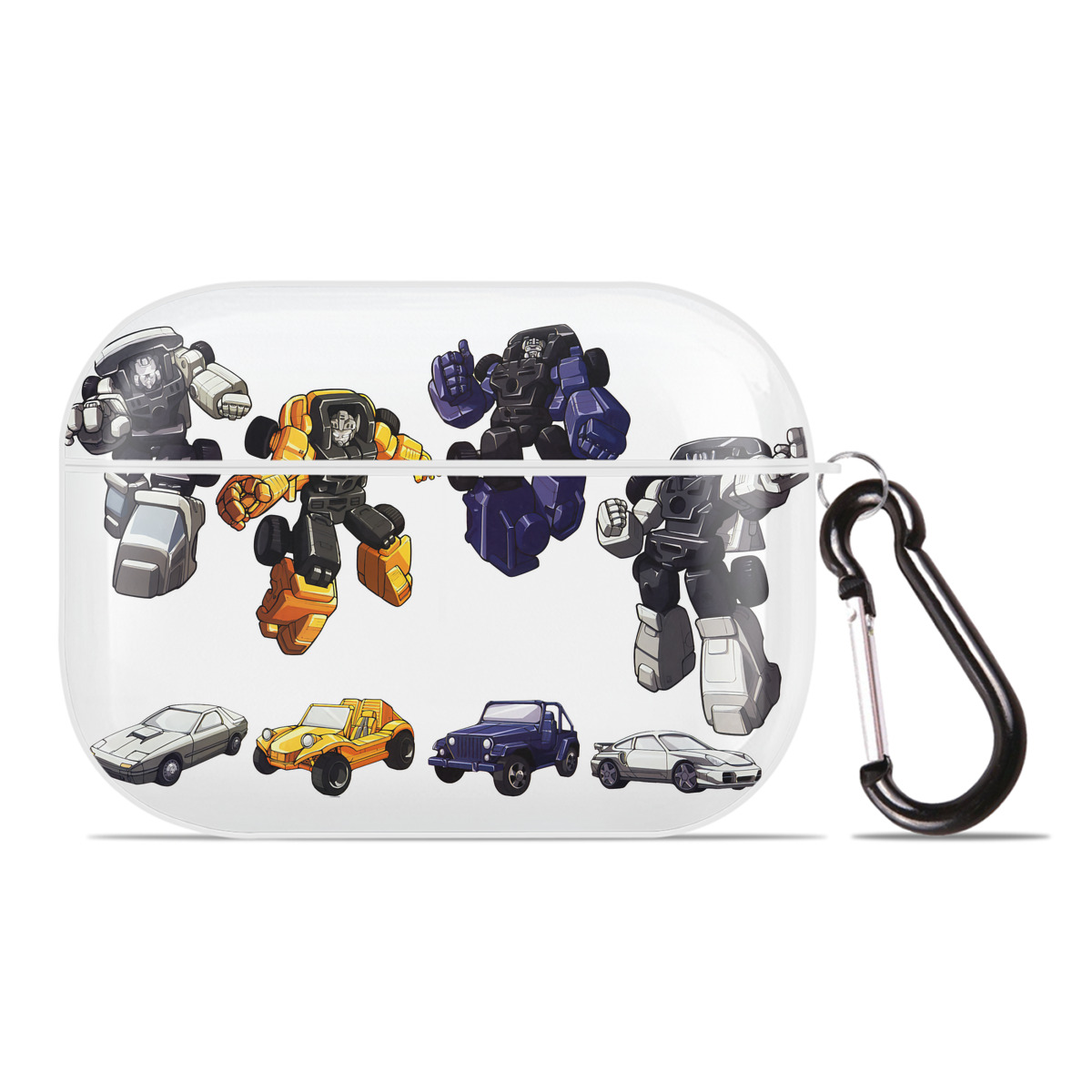 （画像用） Transformers トランスフォーマー 【AirPods Pro用】ハードシェル保護ケース 耐衝撃・防指紋・カラビナ付き商品仕様