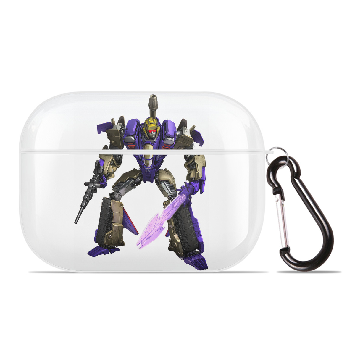 （画像用） Transformers トランスフォーマー 【AirPods Pro用】ハードシェル保護ケース 耐衝撃・防指紋・カラビナ付き商品仕様