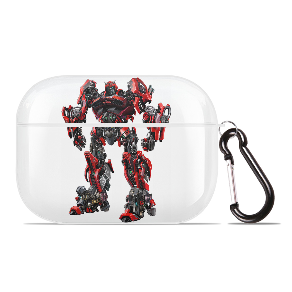 （画像用） Transformers トランスフォーマー 【AirPods Pro用】ハードシェル保護ケース 耐衝撃・防指紋・カラビナ付き商品仕様