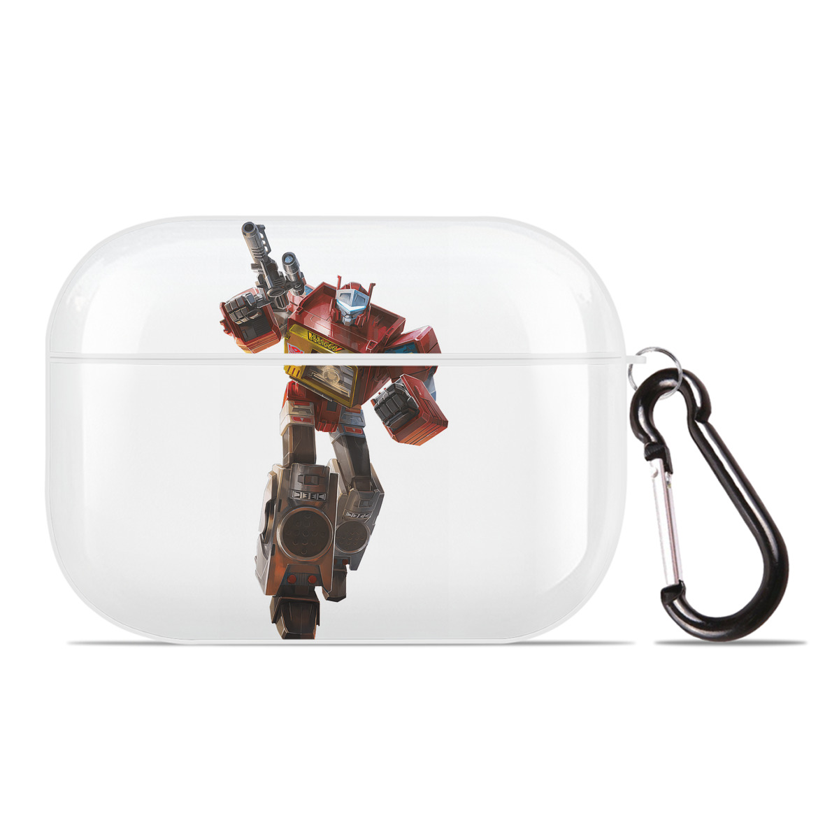 （画像用） Transformers トランスフォーマー 【AirPods Pro用】ハードシェル保護ケース 耐衝撃・防指紋・カラビナ付き商品仕様