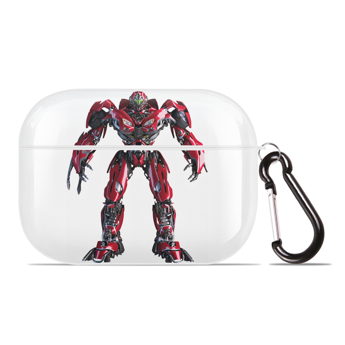 （画像用） Transformers トランスフォーマー 【AirPods Pro用】ハードシェル保護ケース 耐衝撃・防指紋・カラビナ付き商品仕様