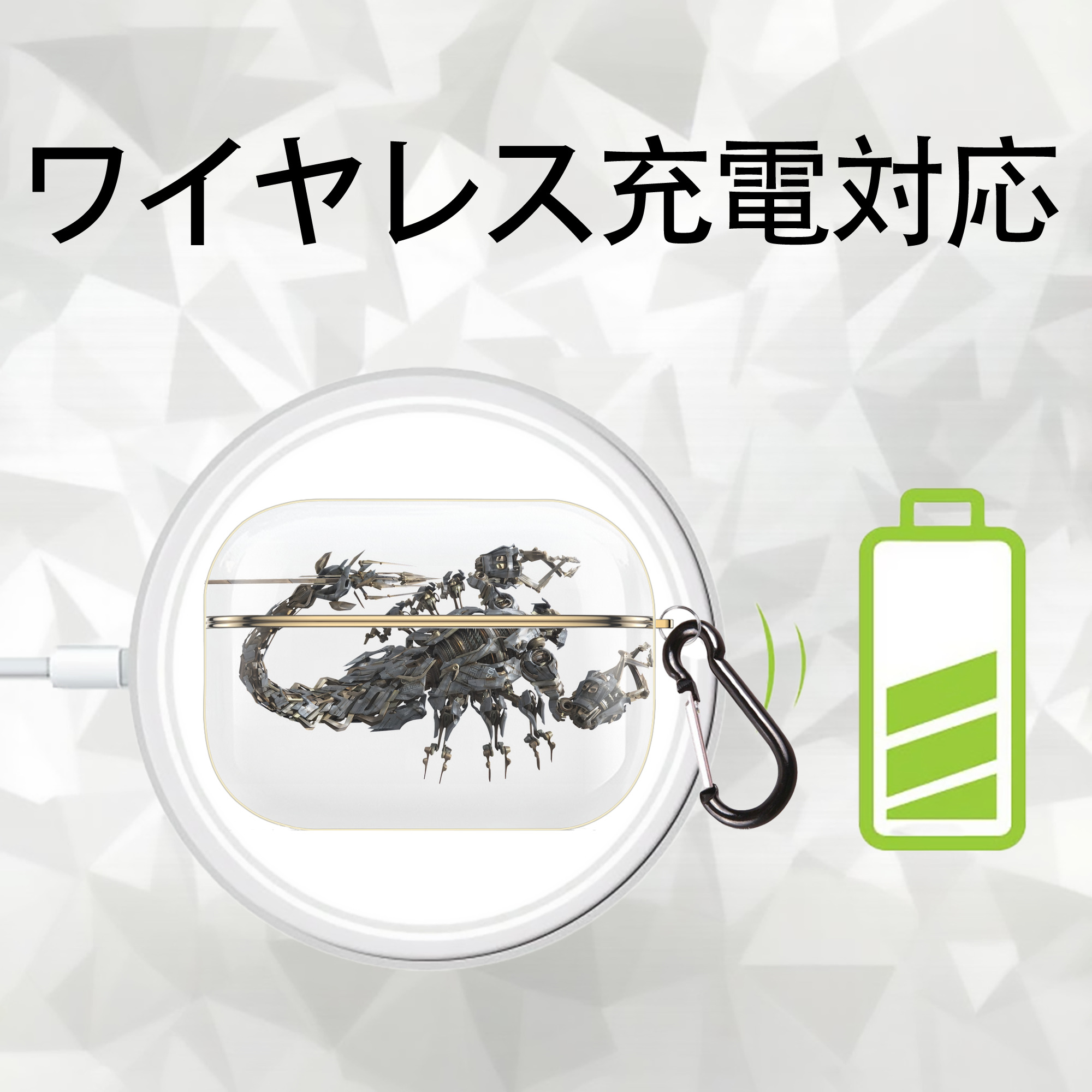 Transformers トランスフォーマー 【AirPods Pro用】ハードシェル保護ケース｜耐衝撃・防指紋・カラビナ付き商品仕様