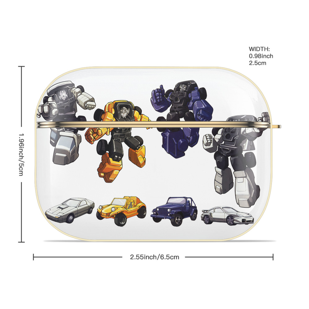 Transformers トランスフォーマー 【AirPods Pro用】ハードシェル保護ケース｜耐衝撃・防指紋・カラビナ付き商品仕様