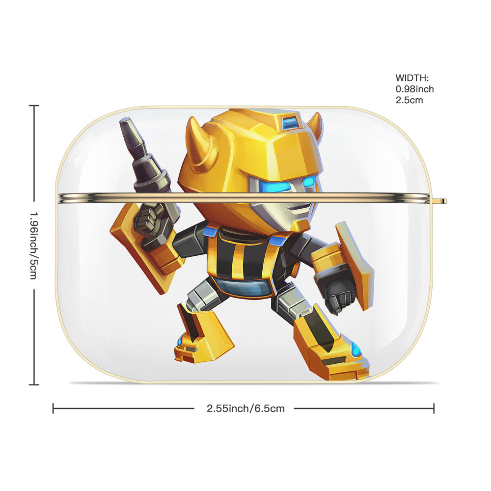 Transformers トランスフォーマー 【AirPods Pro用】ハードシェル保護ケース｜耐衝撃・防指紋・カラビナ付き商品仕様