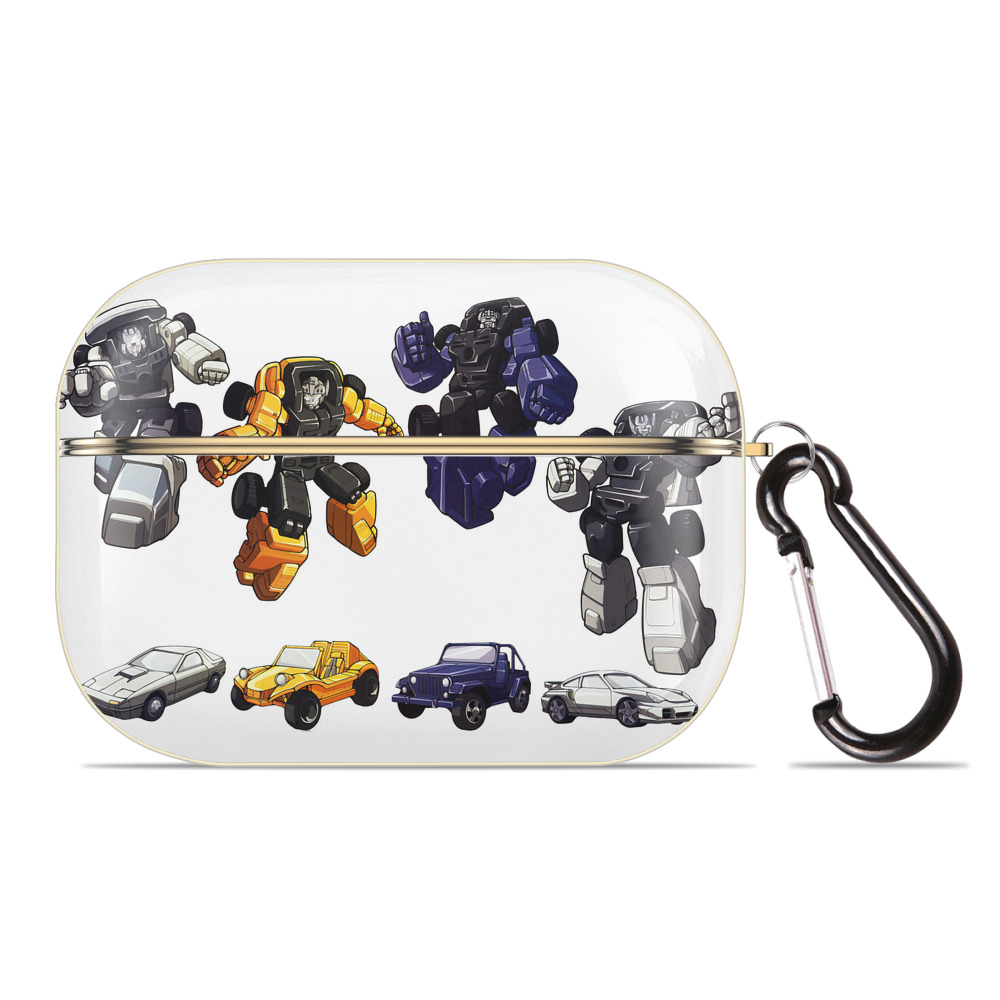（画像用） Transformers トランスフォーマー 【AirPods Pro用】ハードシェル保護ケース｜耐衝撃・防指紋・カラビナ付き商品仕様