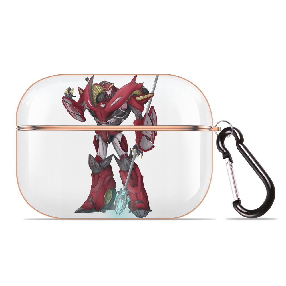 （画像用） Transformers トランスフォーマー 【AirPods Pro用】ハードシェル保護ケース｜耐衝撃・防指紋・カラビナ付き商品仕様