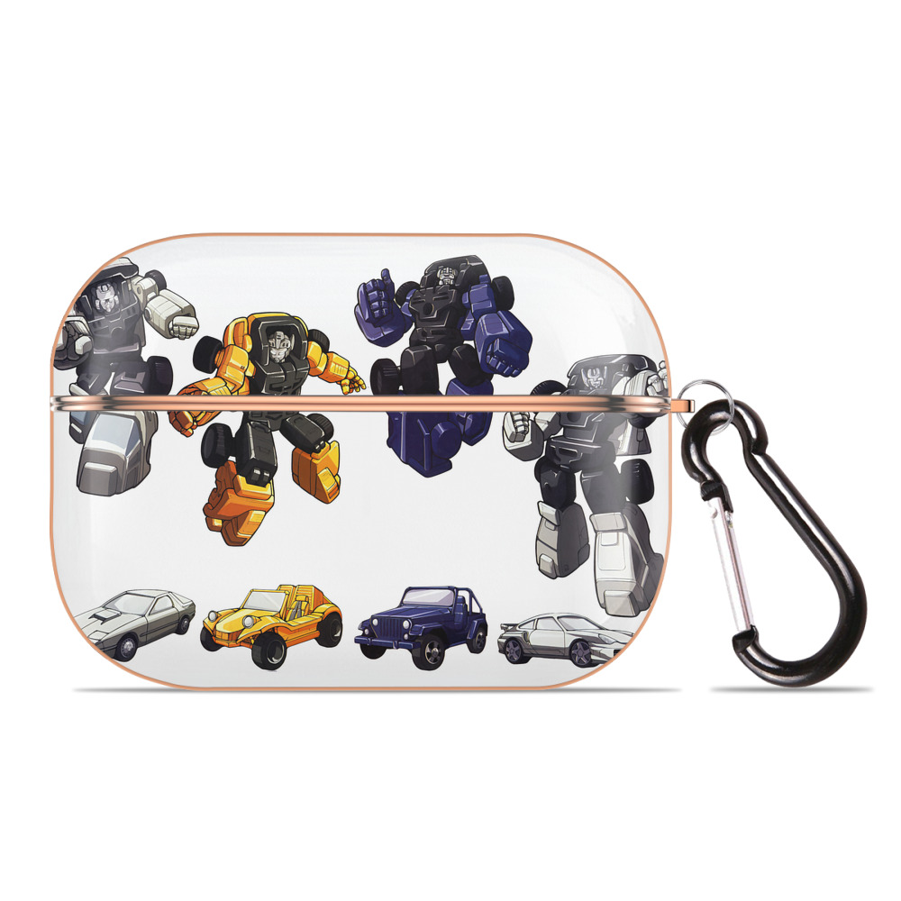 （画像用） Transformers トランスフォーマー 【AirPods Pro用】ハードシェル保護ケース｜耐衝撃・防指紋・カラビナ付き商品仕様