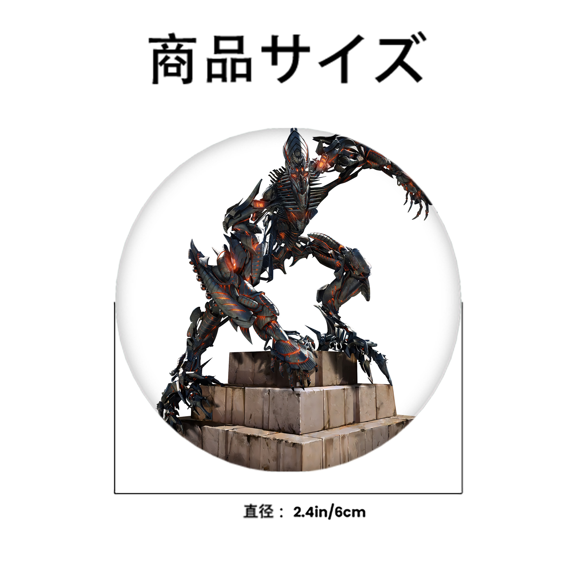 Transformers トランスフォーマー 6cm 缶バッジ 複数セット