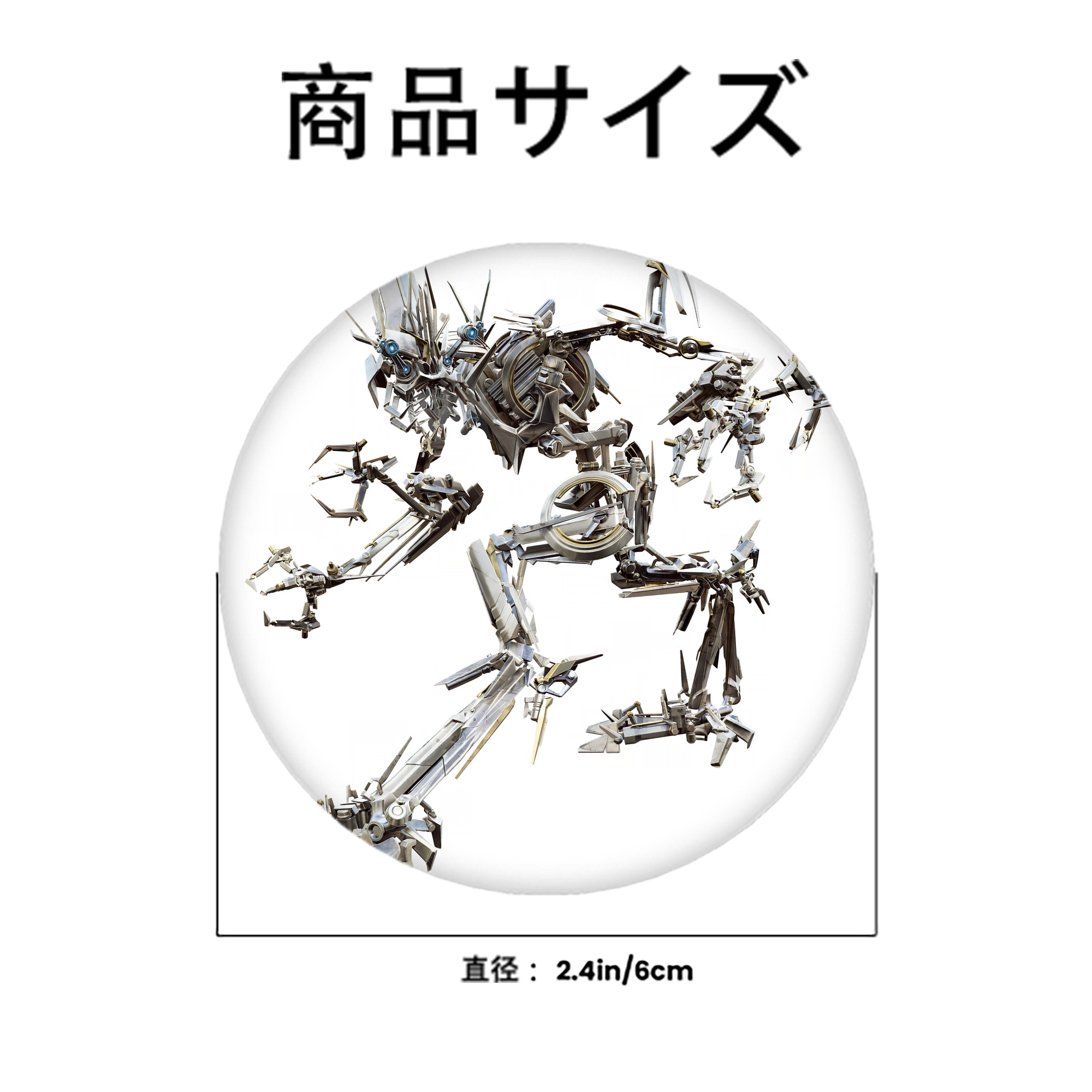 Transformers トランスフォーマー 6cm 缶バッジ 複数セット