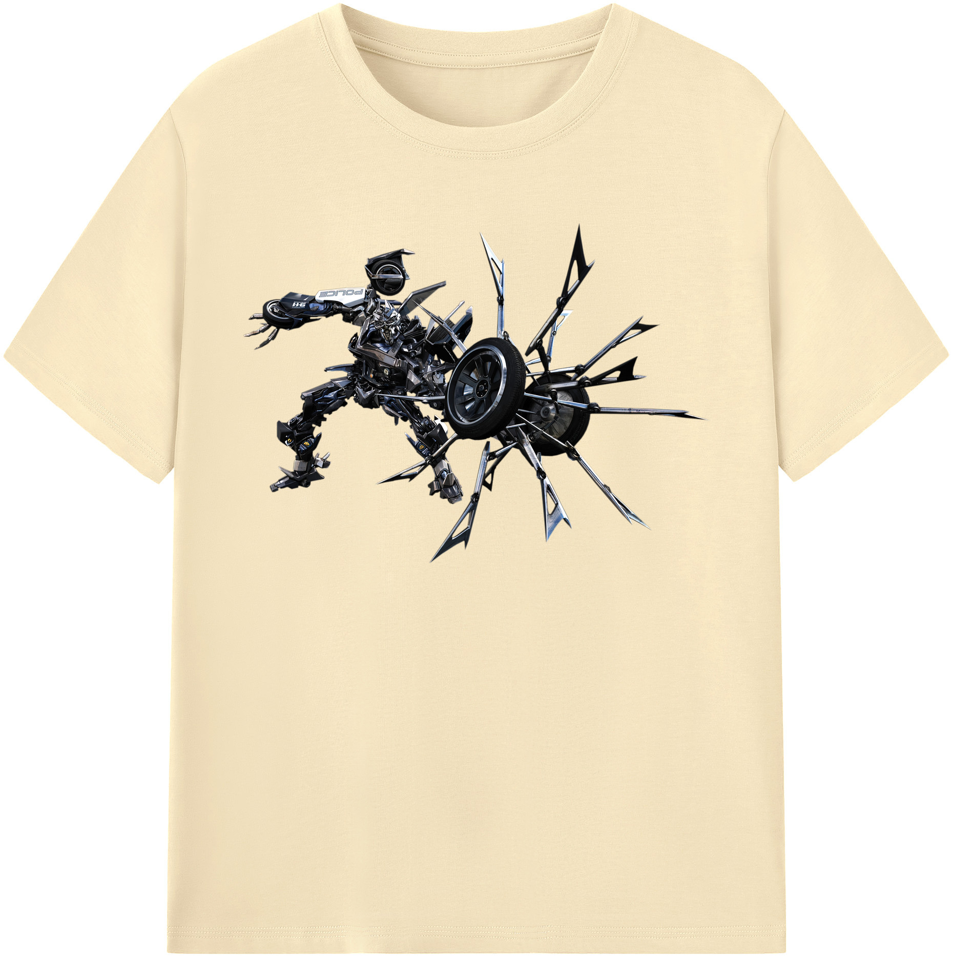 （画像用）  綿100％半袖Tシャツ（フロントプリント）