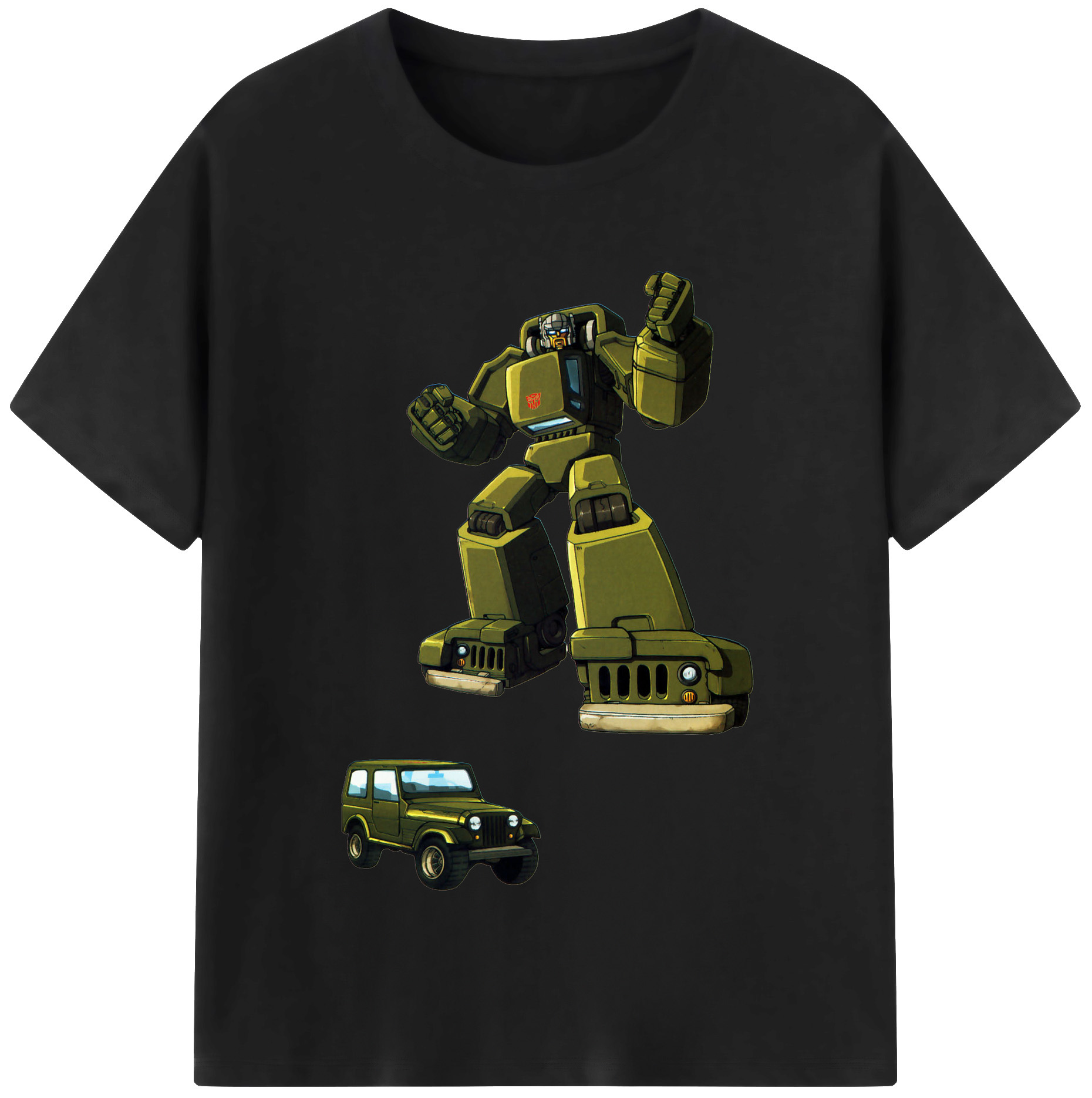 （画像用）  綿100％半袖Tシャツ（フロントプリント）