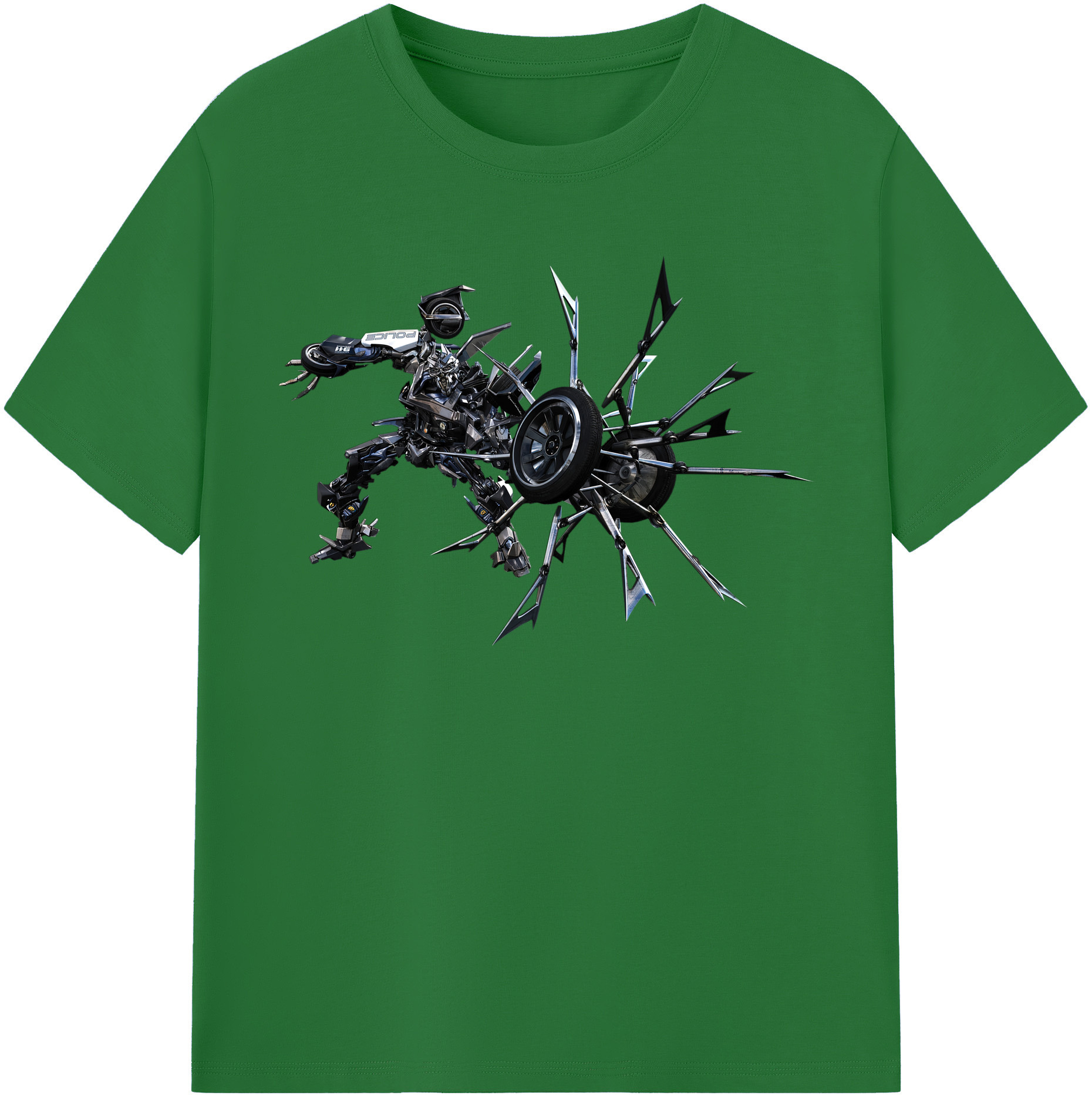 （画像用）  綿100％半袖Tシャツ（フロントプリント）