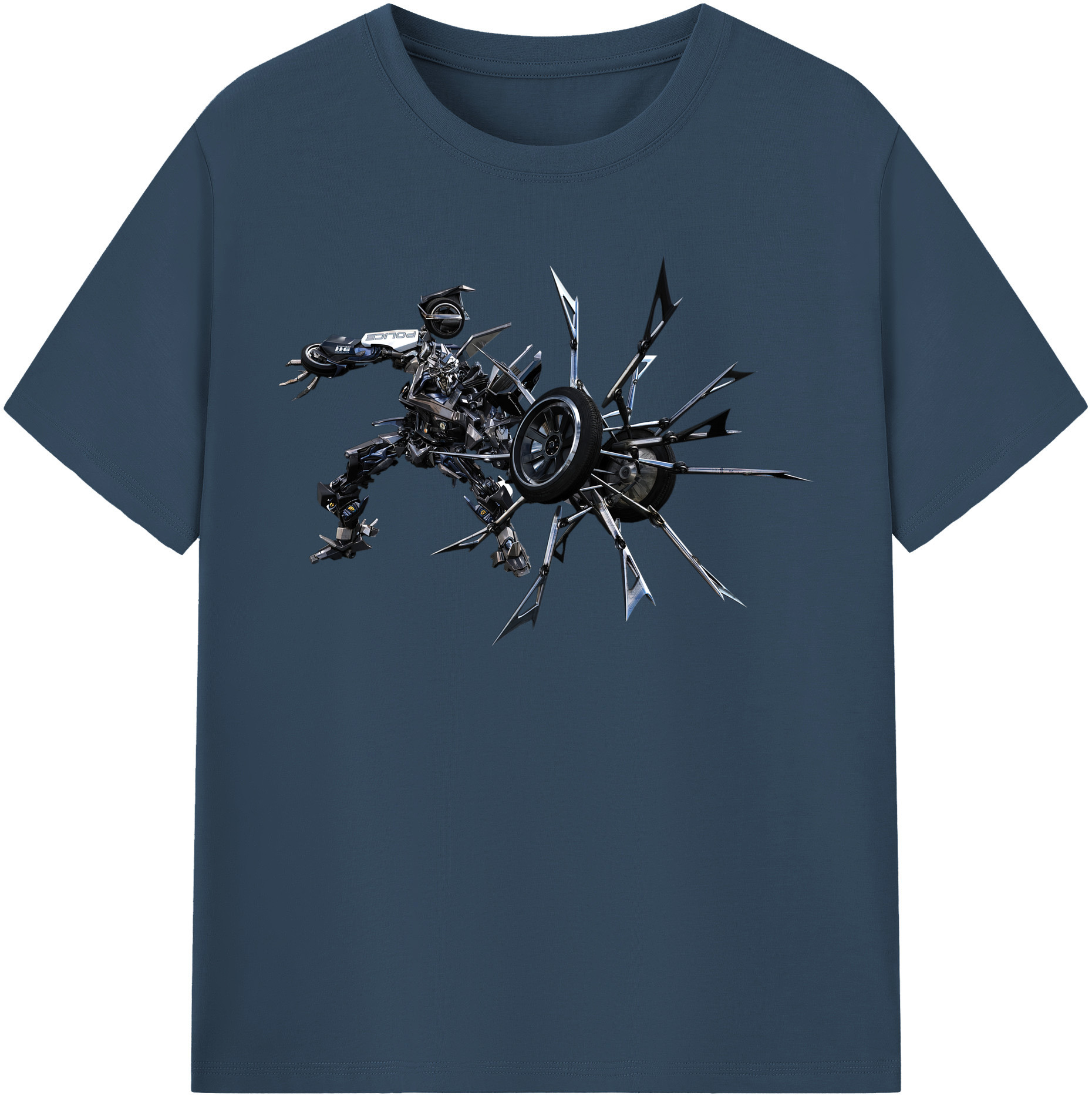 （画像用）  綿100％半袖Tシャツ（フロントプリント）