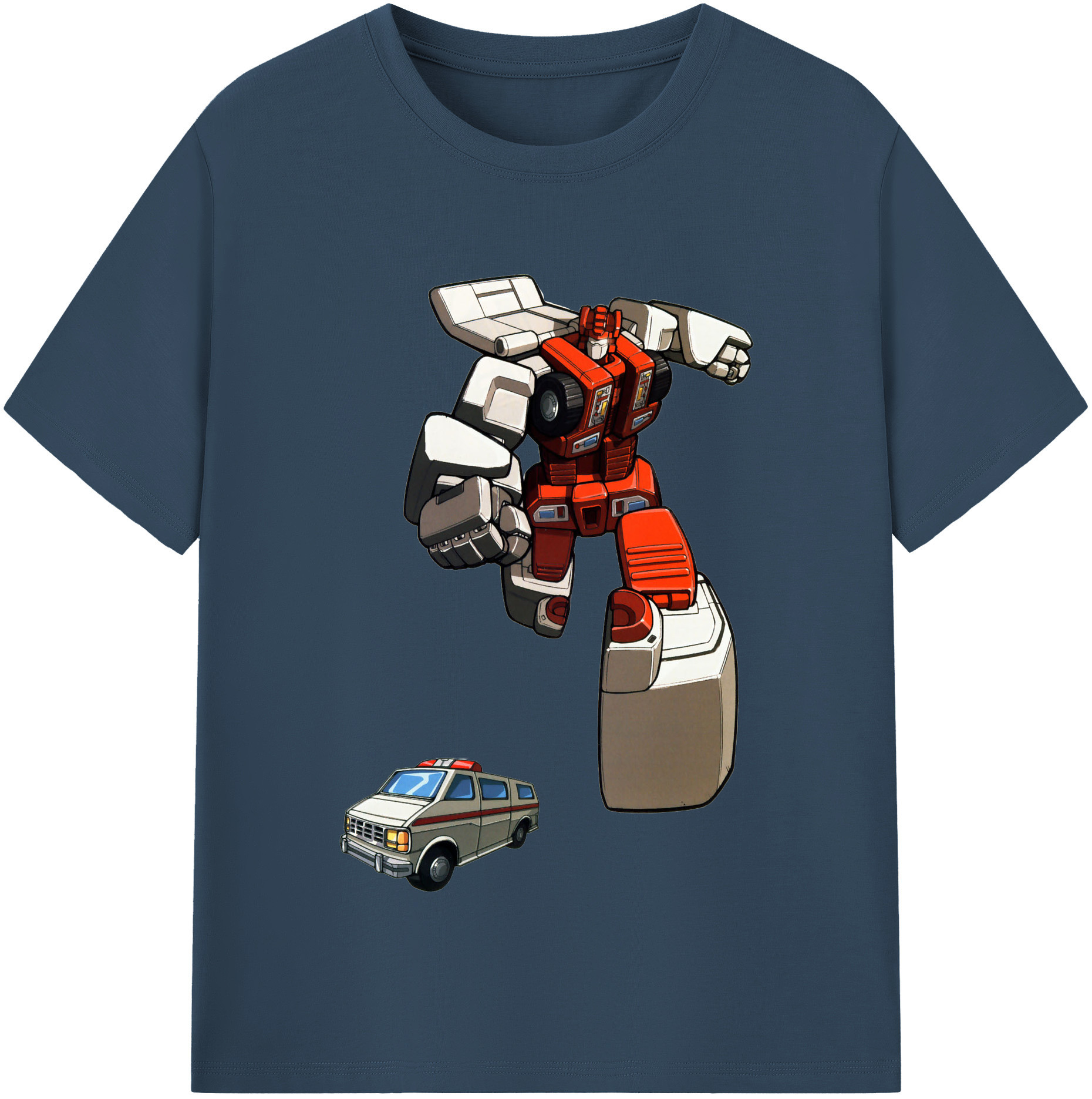 （画像用）  綿100％半袖Tシャツ（フロントプリント）