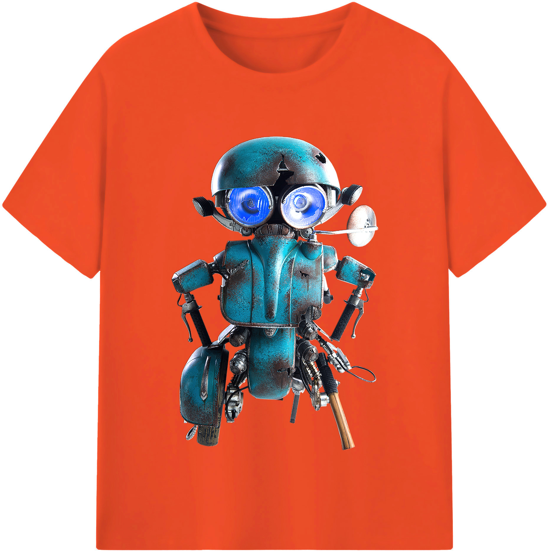 （画像用）  綿100％半袖Tシャツ（フロントプリント）