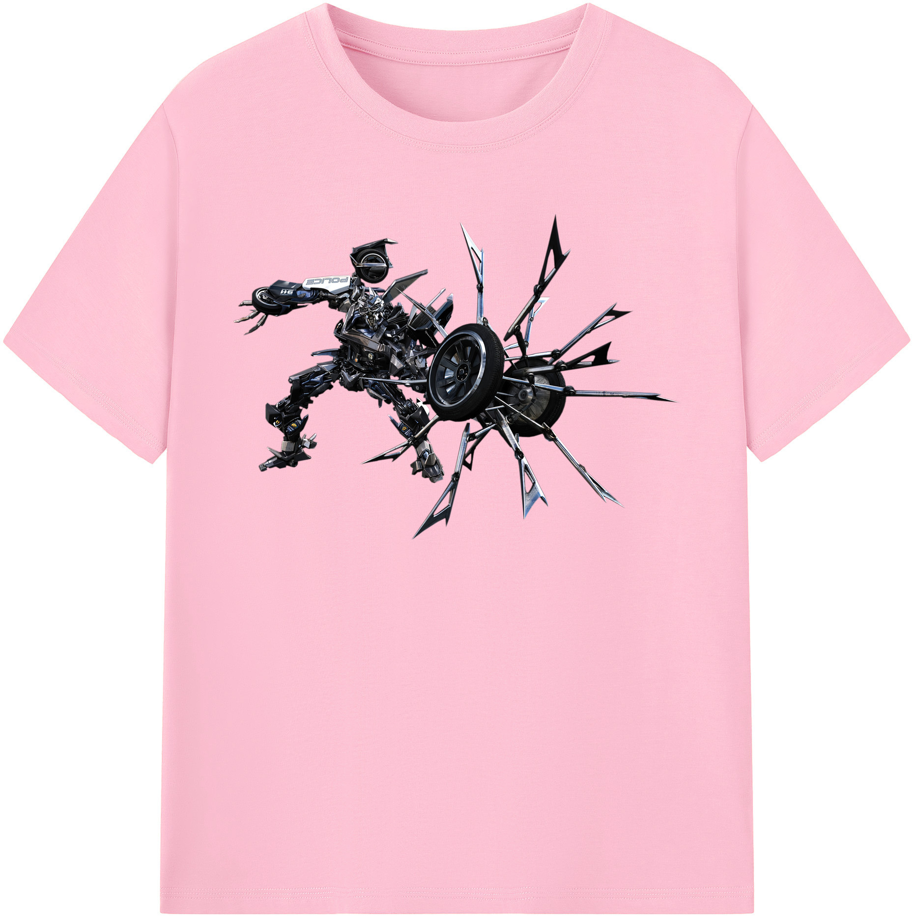 （画像用）  綿100％半袖Tシャツ（フロントプリント）