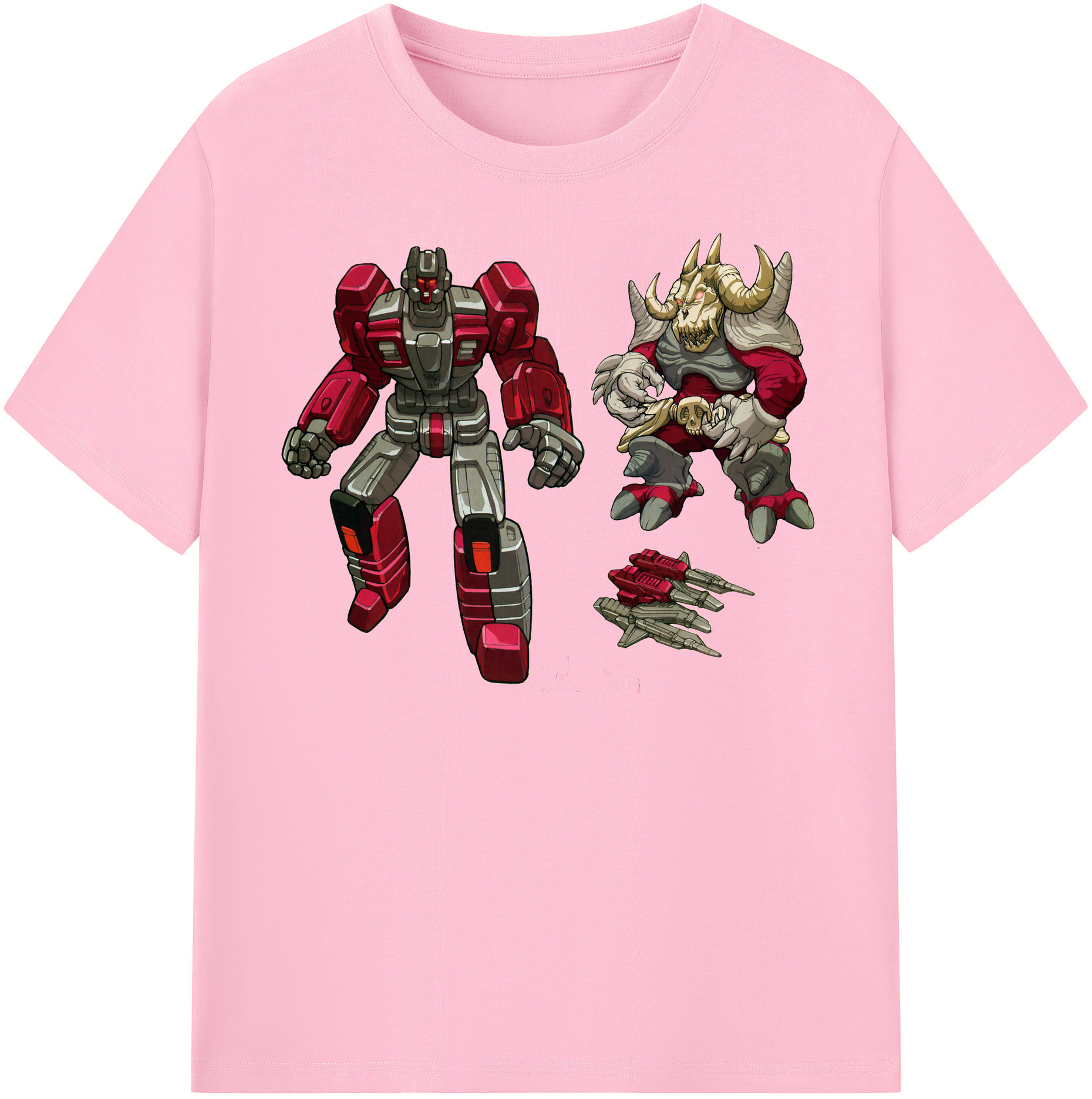 （画像用）  綿100％半袖Tシャツ（フロントプリント）
