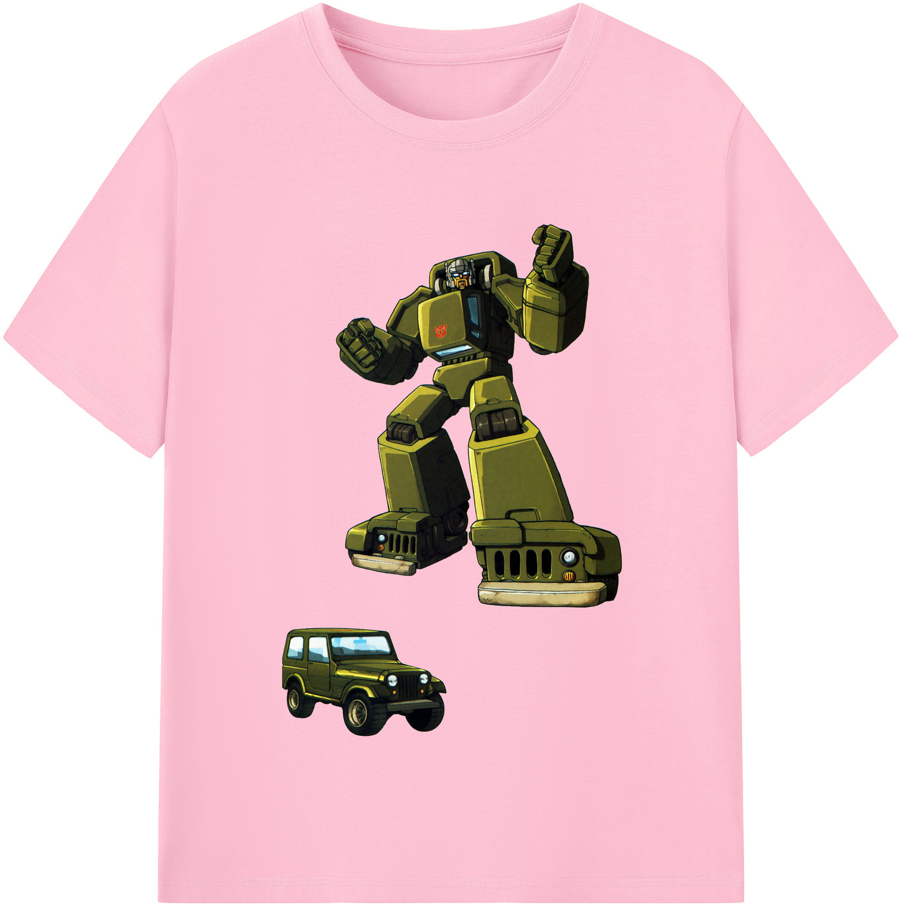（画像用）  綿100％半袖Tシャツ（フロントプリント）