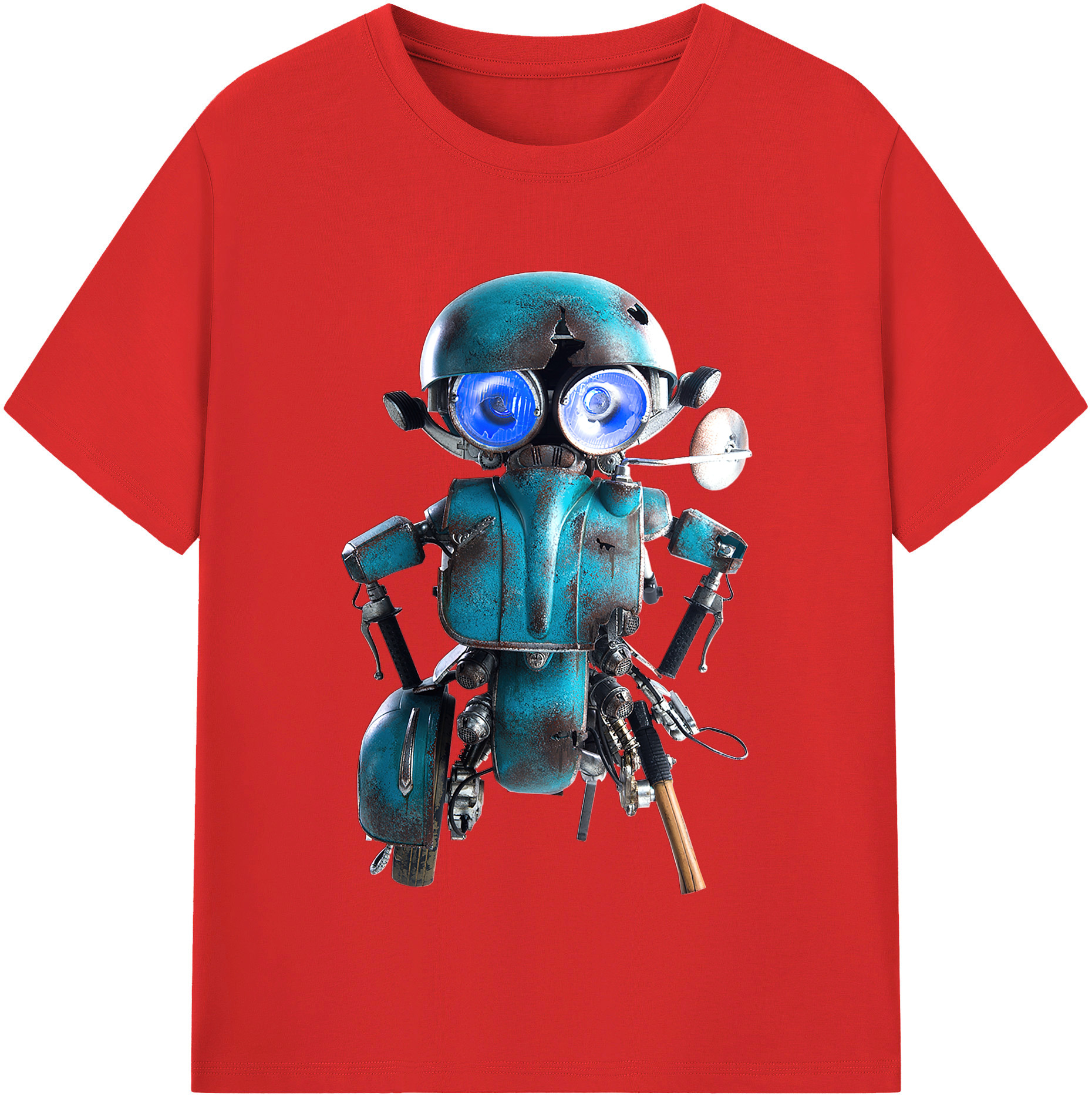 （画像用）  綿100％半袖Tシャツ（フロントプリント）